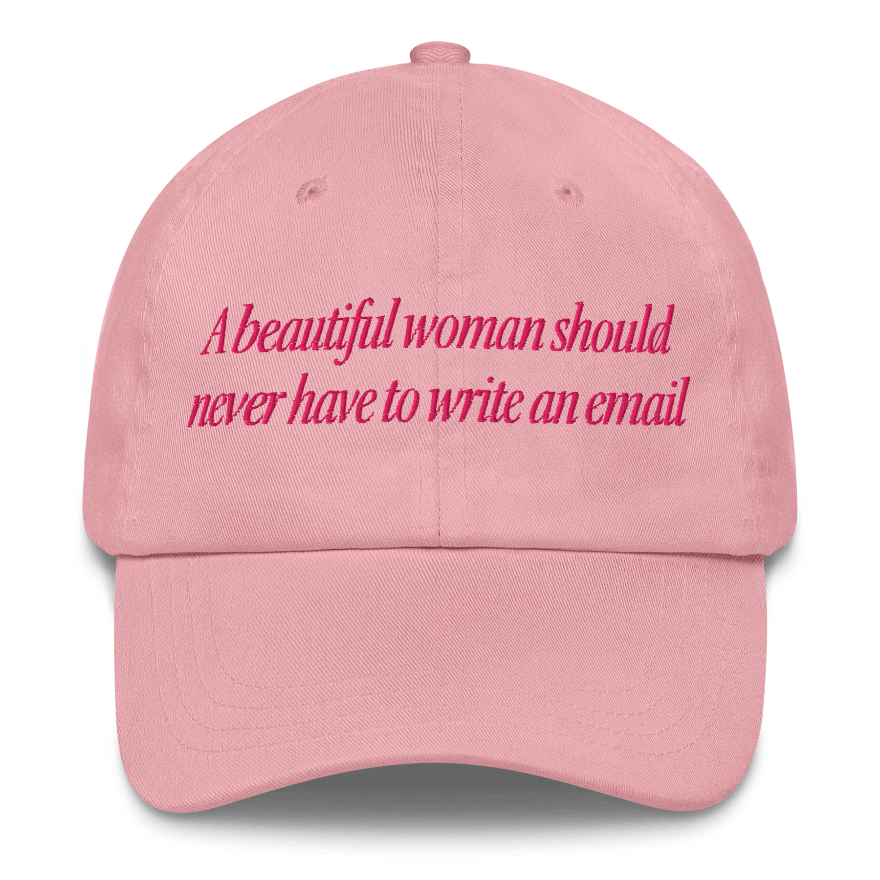 A Beautiful Woman Should Never Have to Write an Email Hat