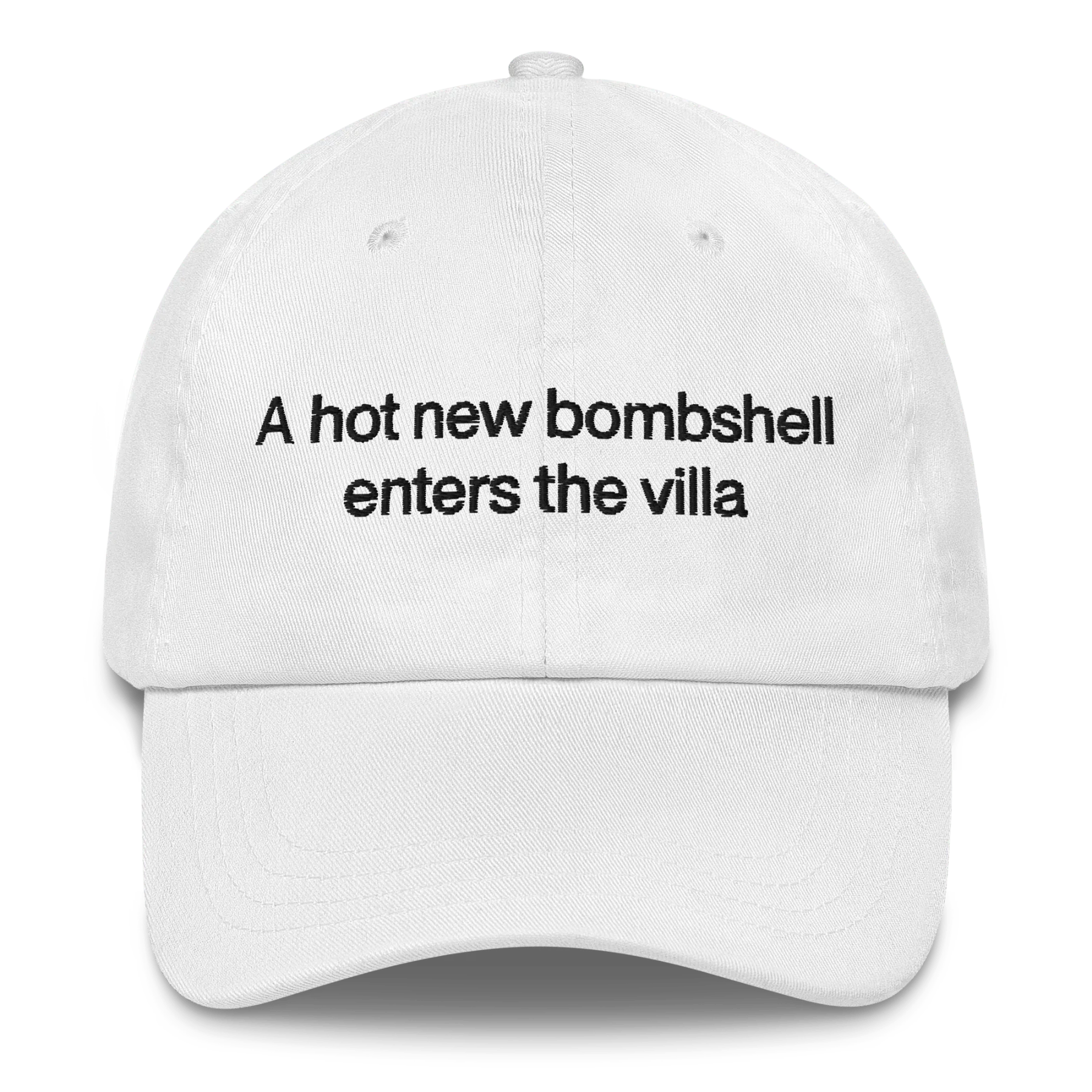 A Hot New Bombshell Enters the Villa Embroidered Hat