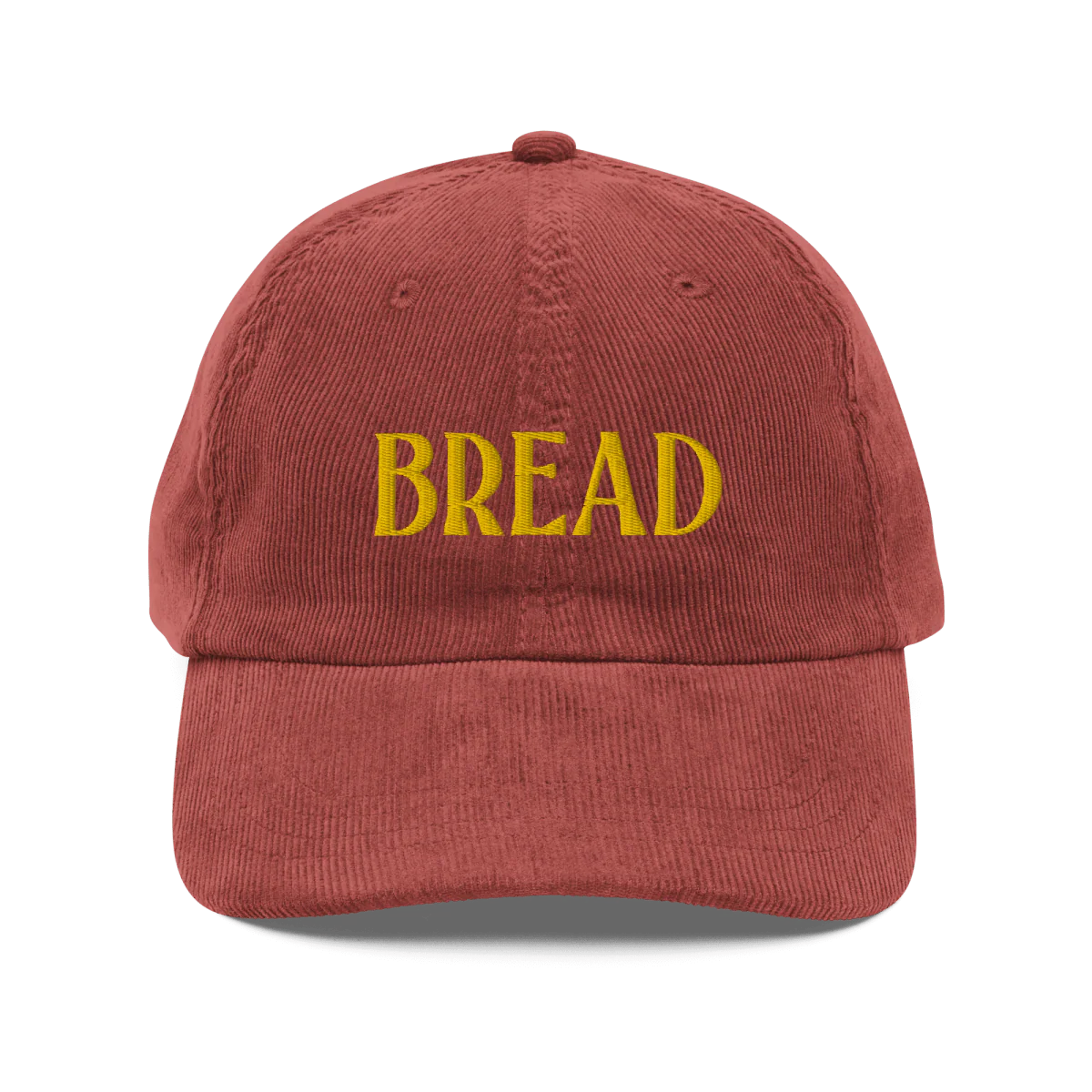 BREAD Embroidered Corduroy Hat - Image 3
