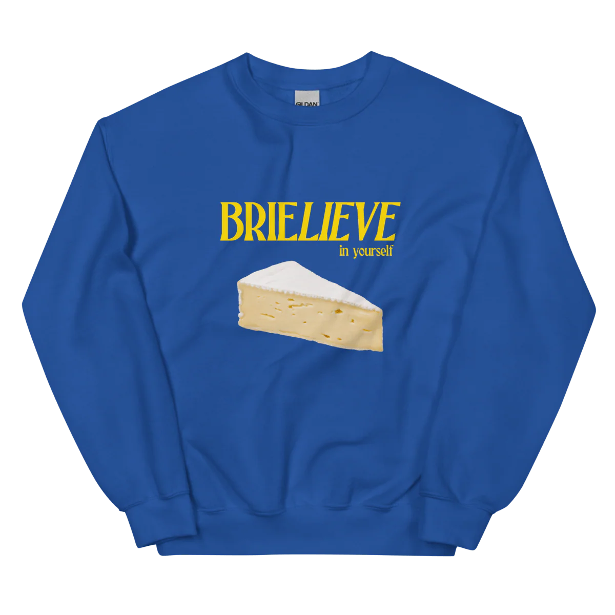 BRIELIEVE In Yourself Cheese Sweatshirt 🧀 - Image 3