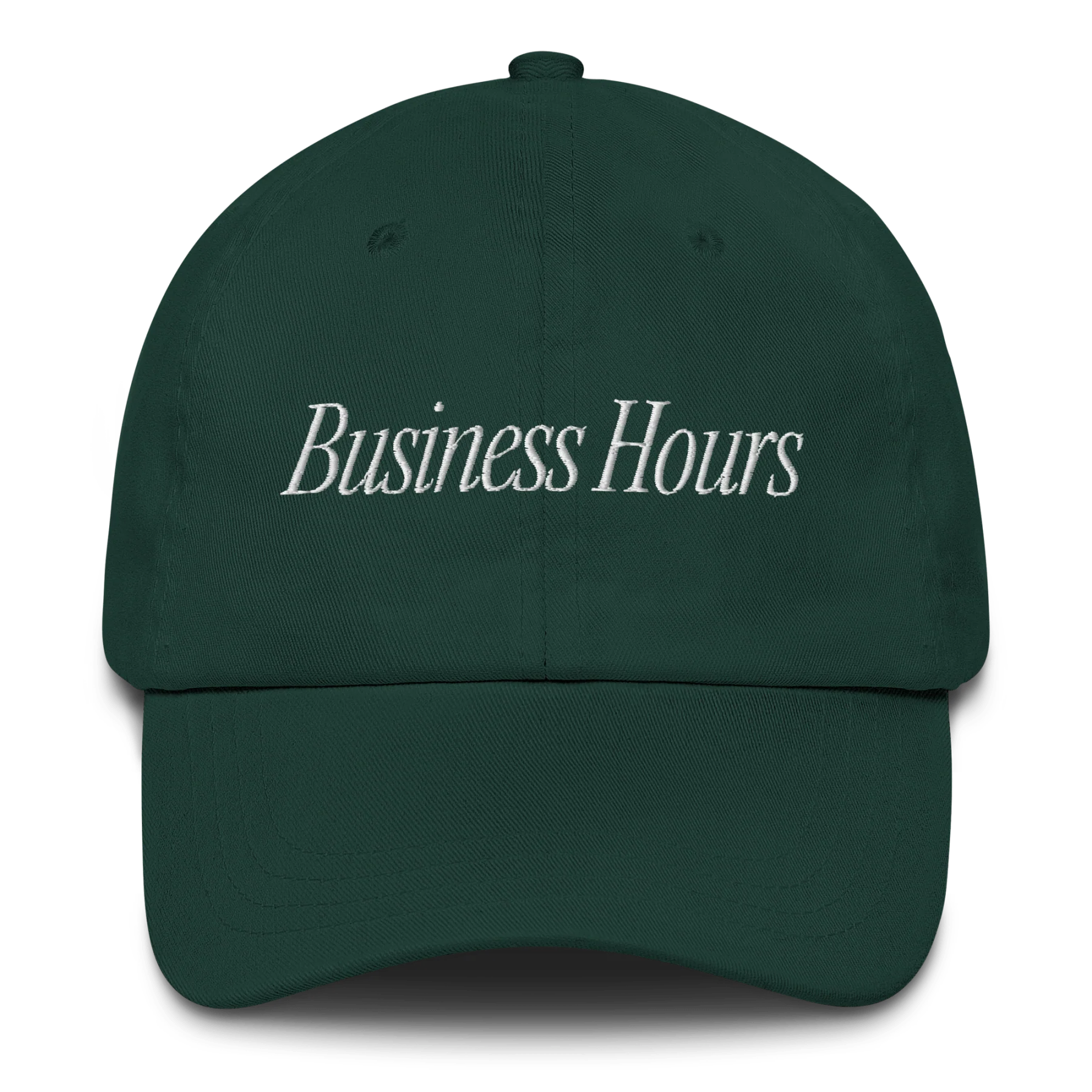 Business Hours Embroidered Hat - Image 3