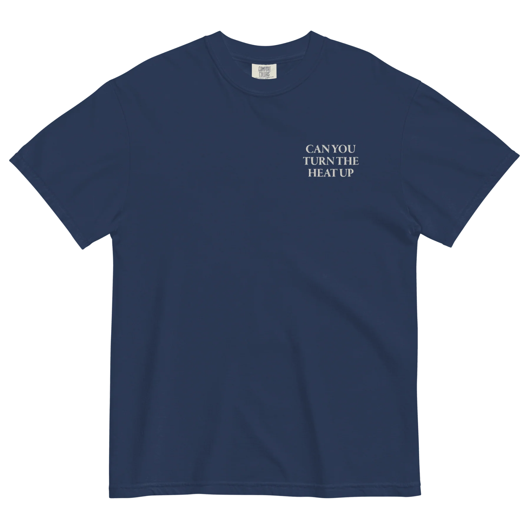 CAN YOU TURN THE HEAT UP Embroidered T-Shirt - Image 2