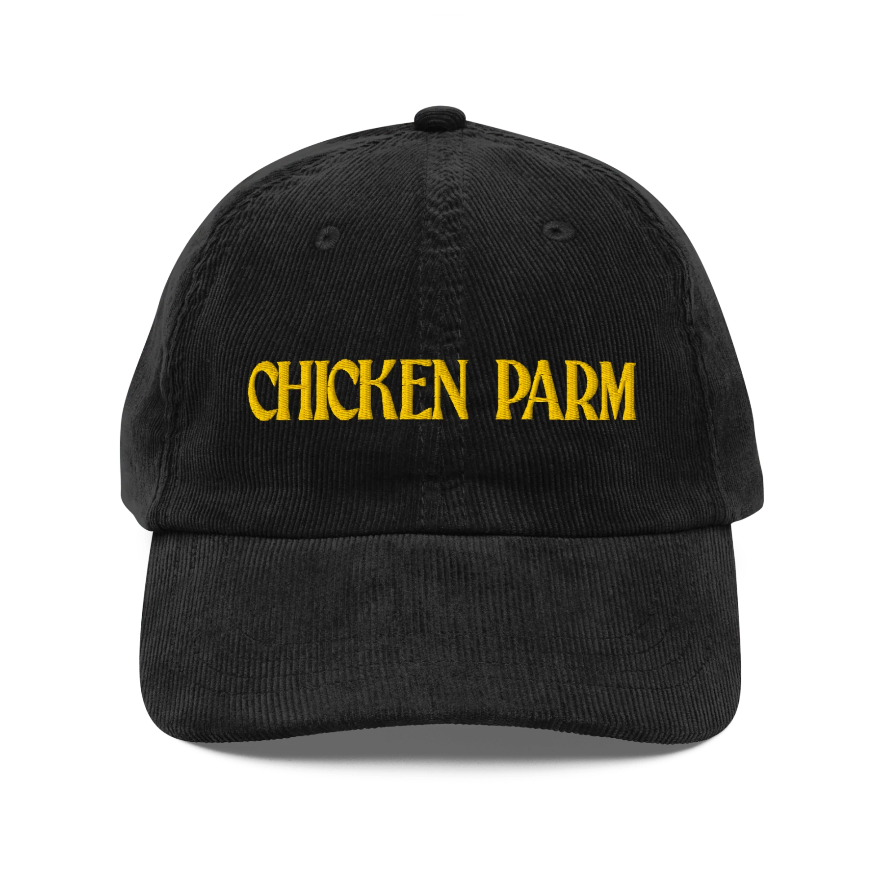 Chicken Parm Embroidered Corduroy Hat - Image 2