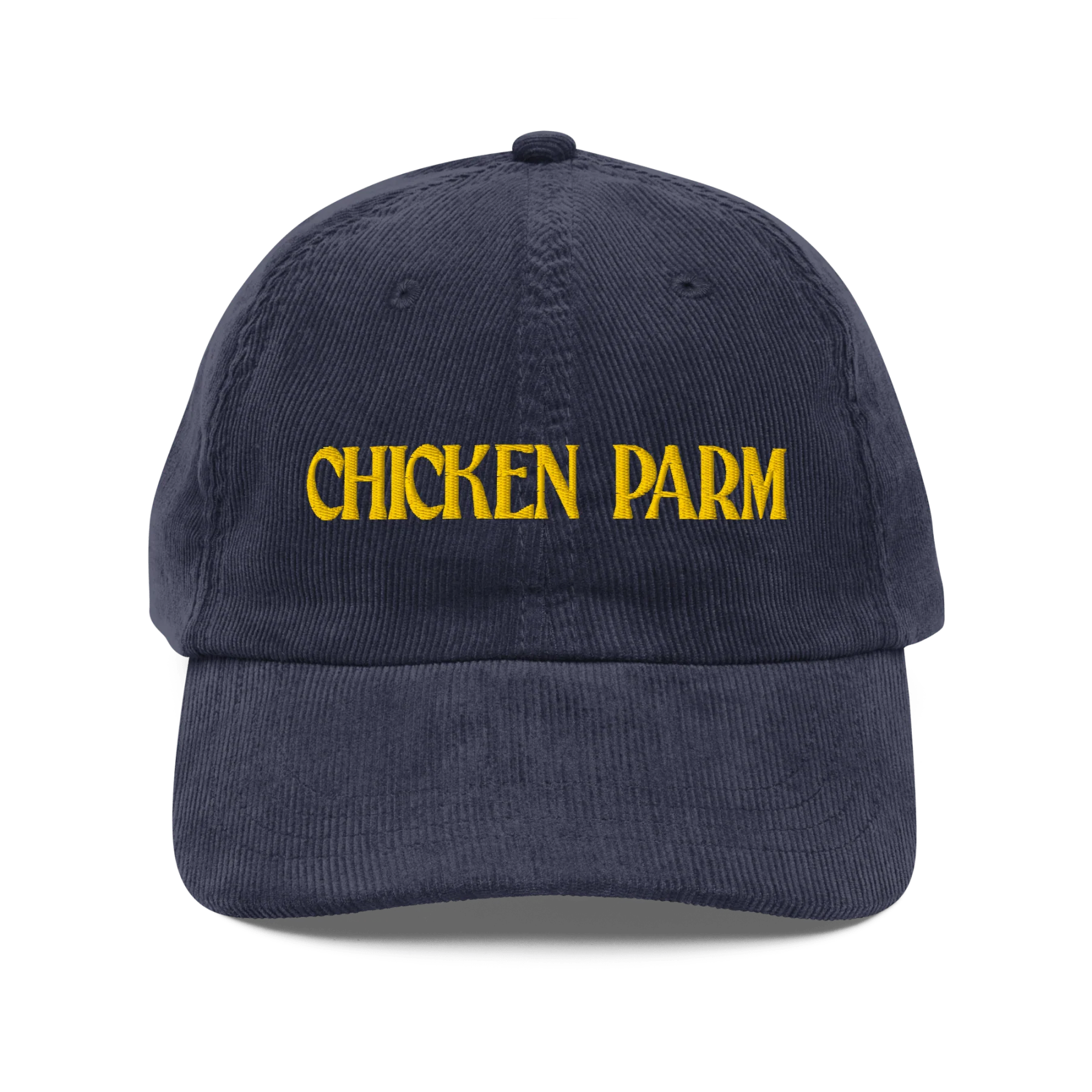 Chicken Parm Embroidered Corduroy Hat - Image 3