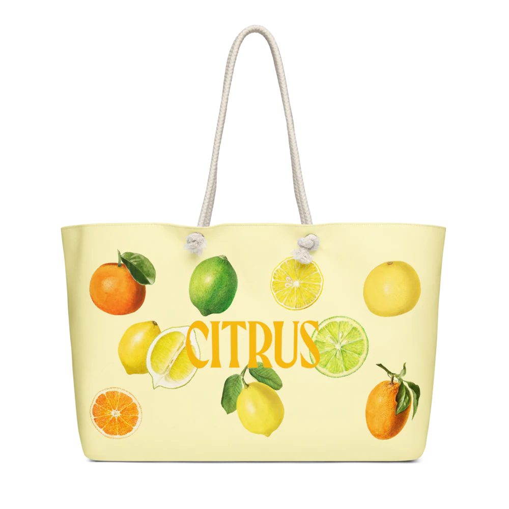 Citrus Weekender Tote Bag
