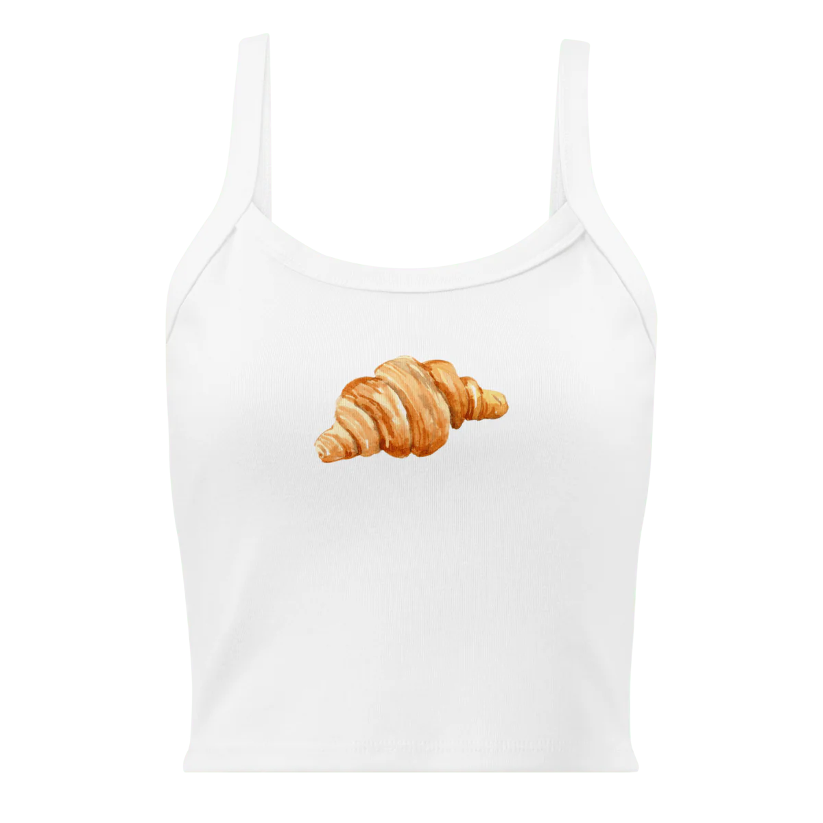 Un Croissant Watercolor Tank Top