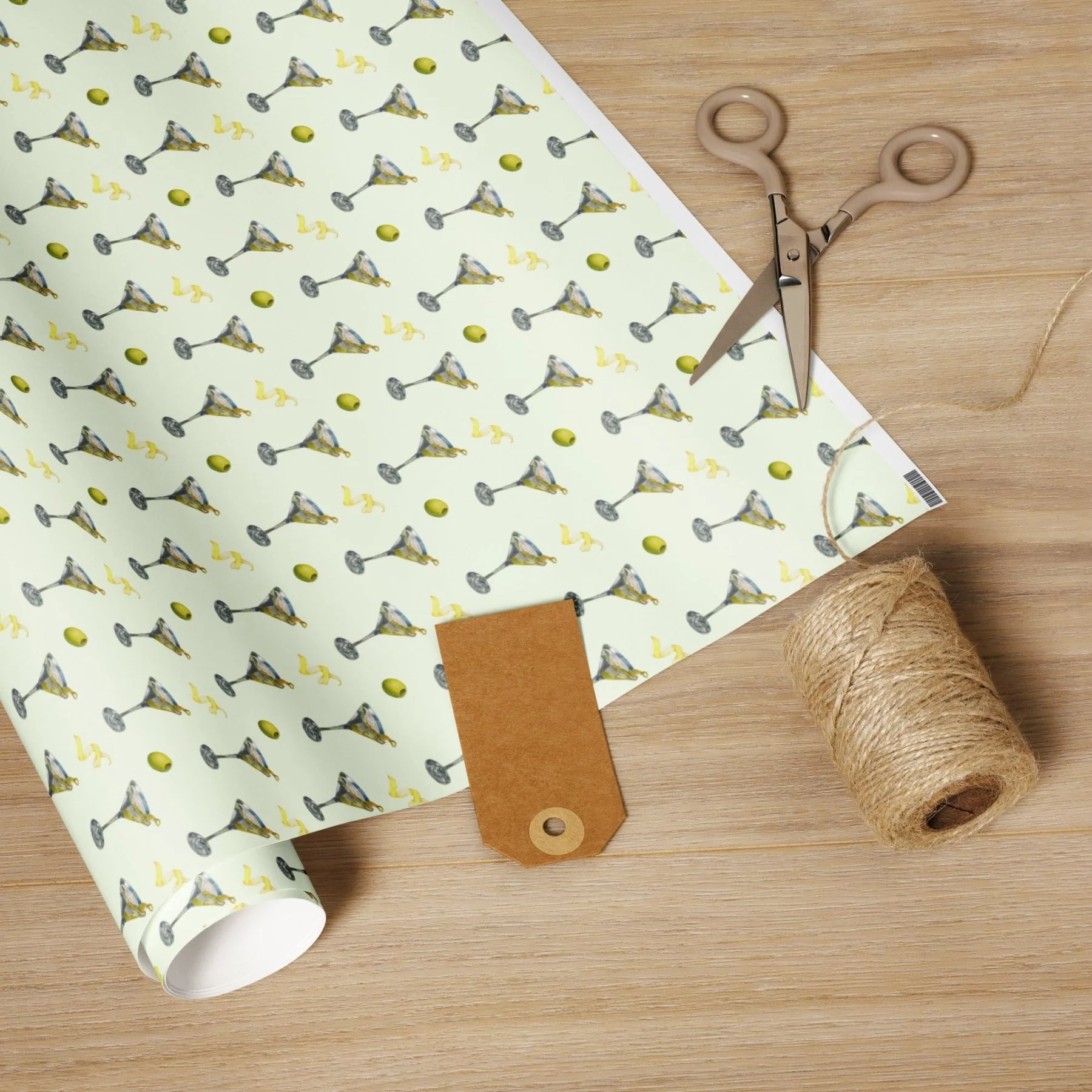 Dirty Martini 🍸 Wrapping Paper - Image 2
