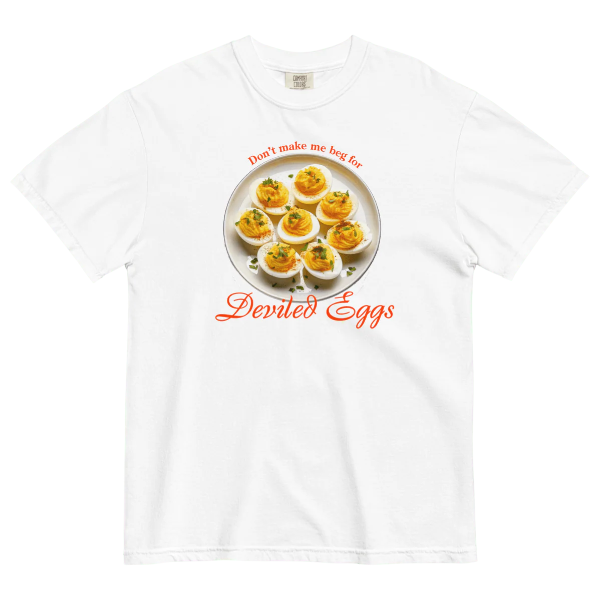 Don't Make Me Beg for Deviled Eggs Shirt - Image 3