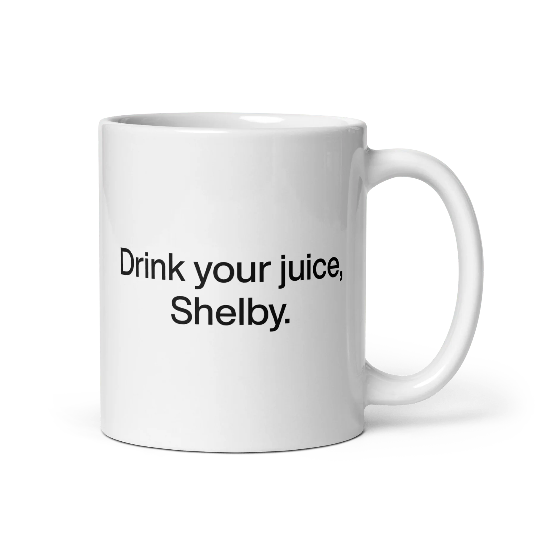Drink Your Juice, Shelby Mug
