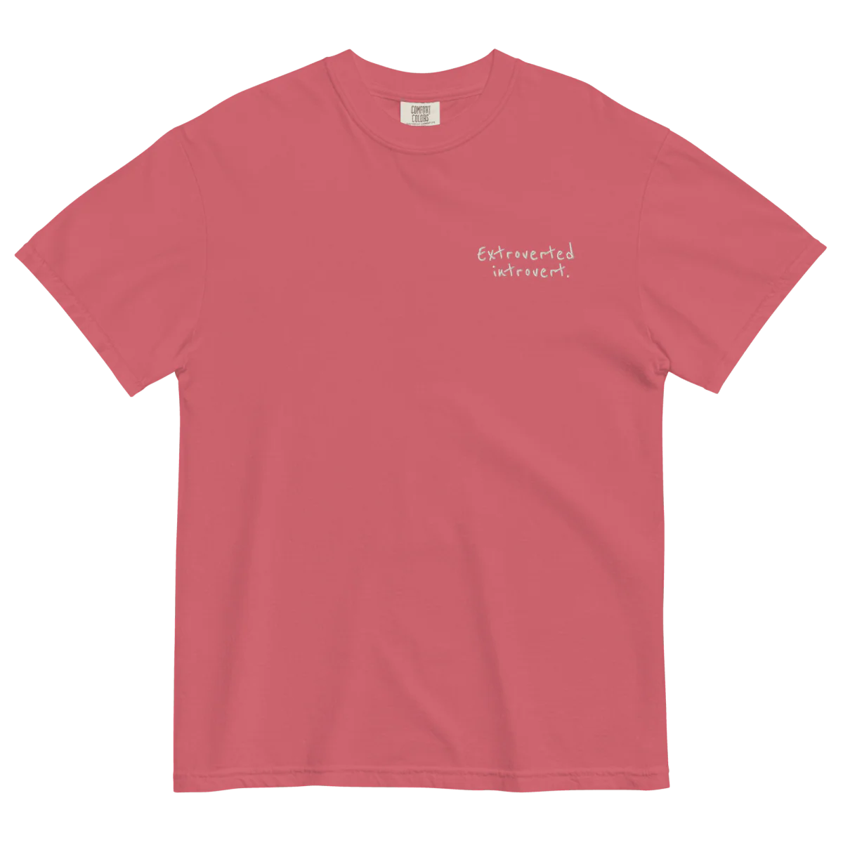 Extroverted Introvert Embroidered Shirt - Image 7