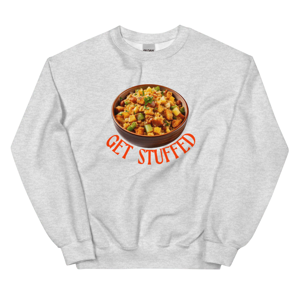 Get Stuffed Thanksgiving Stuffing Sweatshirt - Image 3