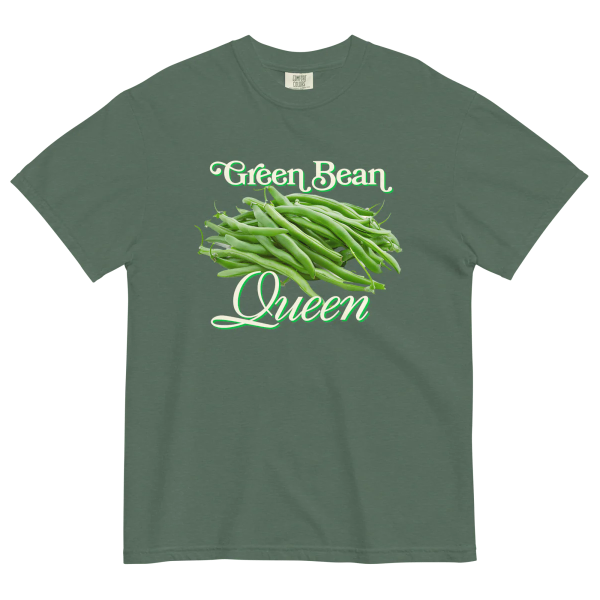 Green Bean Queen Thanksgiving Shirt - Image 2