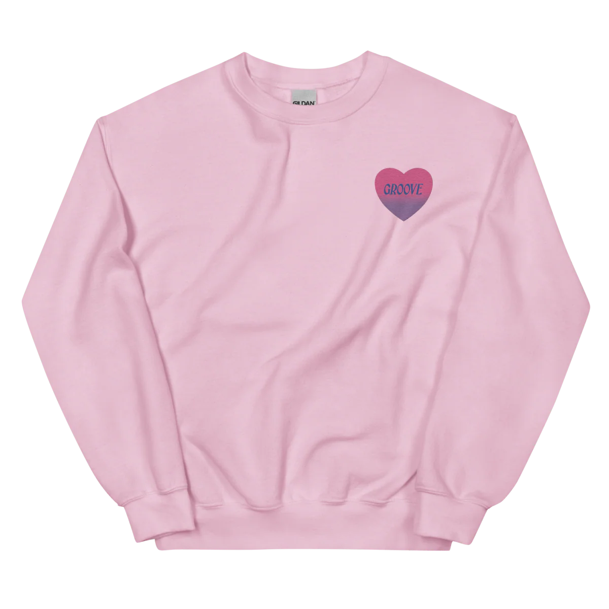 Groove is in the Heart 💜 Embroidered Sweatshirt - Image 3
