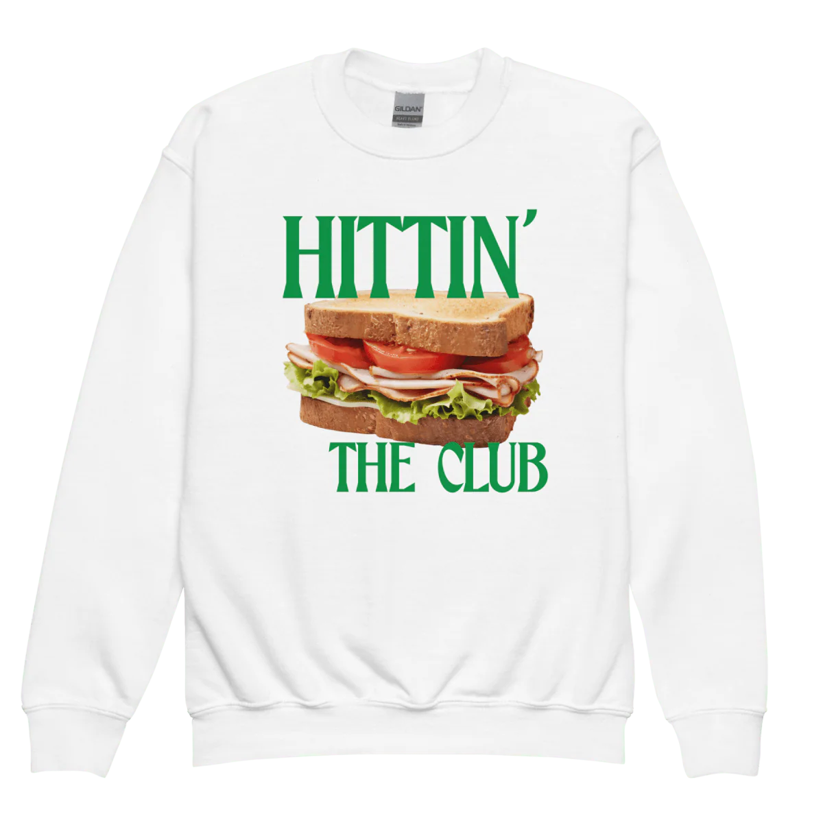 Hittin' The Club Youth Kids Sweatshirt