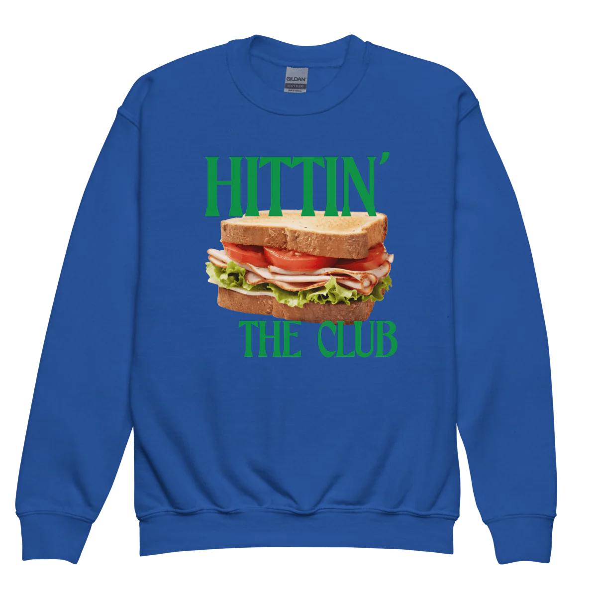 Hittin' The Club Youth Kids Sweatshirt - Image 2
