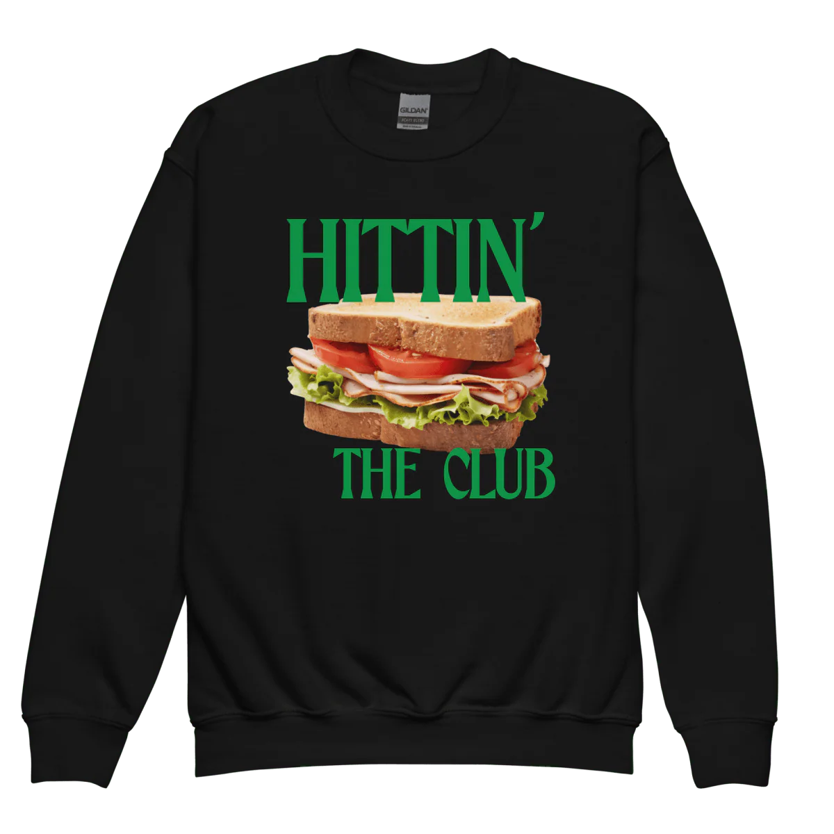 Hittin' The Club Youth Kids Sweatshirt - Image 3