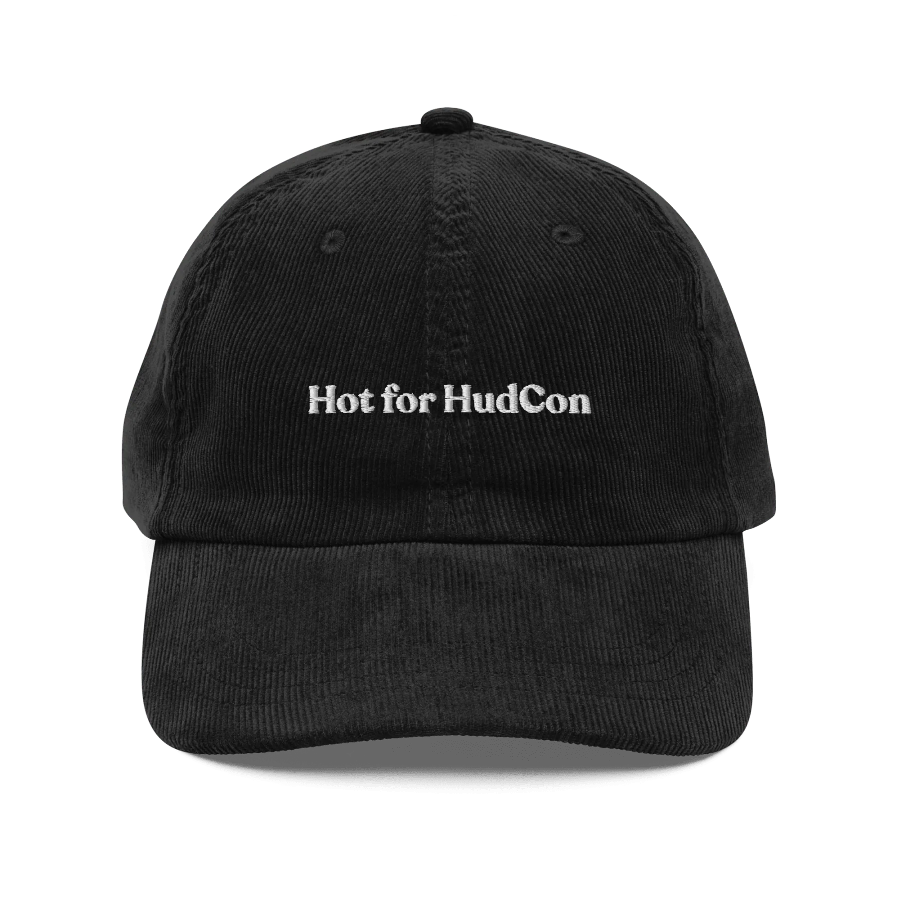 Hot for HudCon Embroidered Corduroy Hat