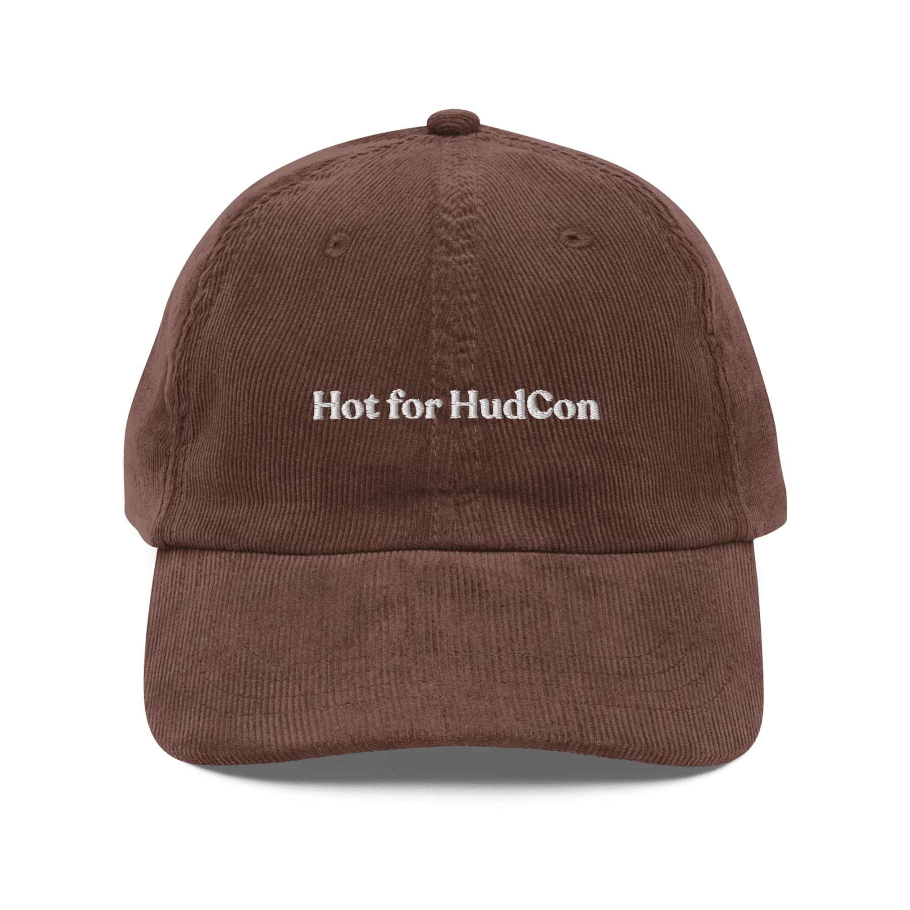Hot for HudCon Embroidered Corduroy Hat - Image 3