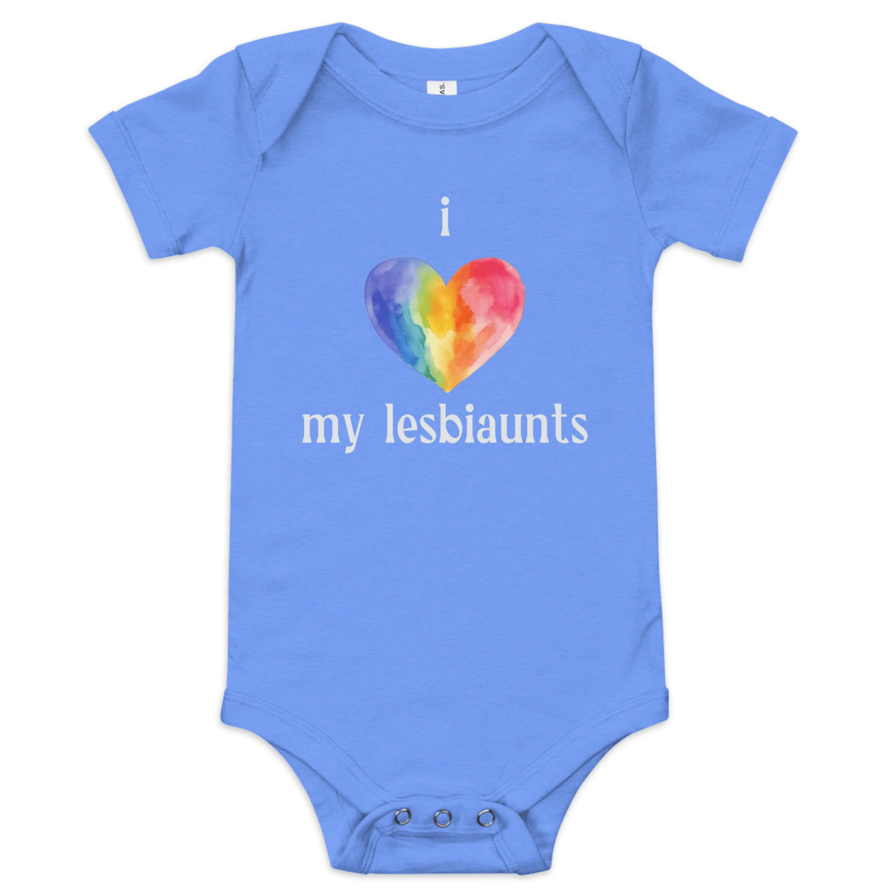 I 💜 My Lesbiaunts Baby Onesie - Image 5