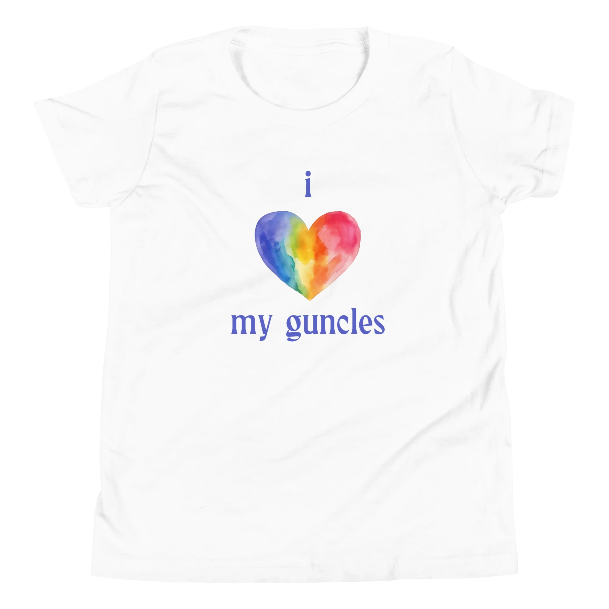 I Heart My Guncle Kids/Youth Short Sleeve T-Shirt - Image 5