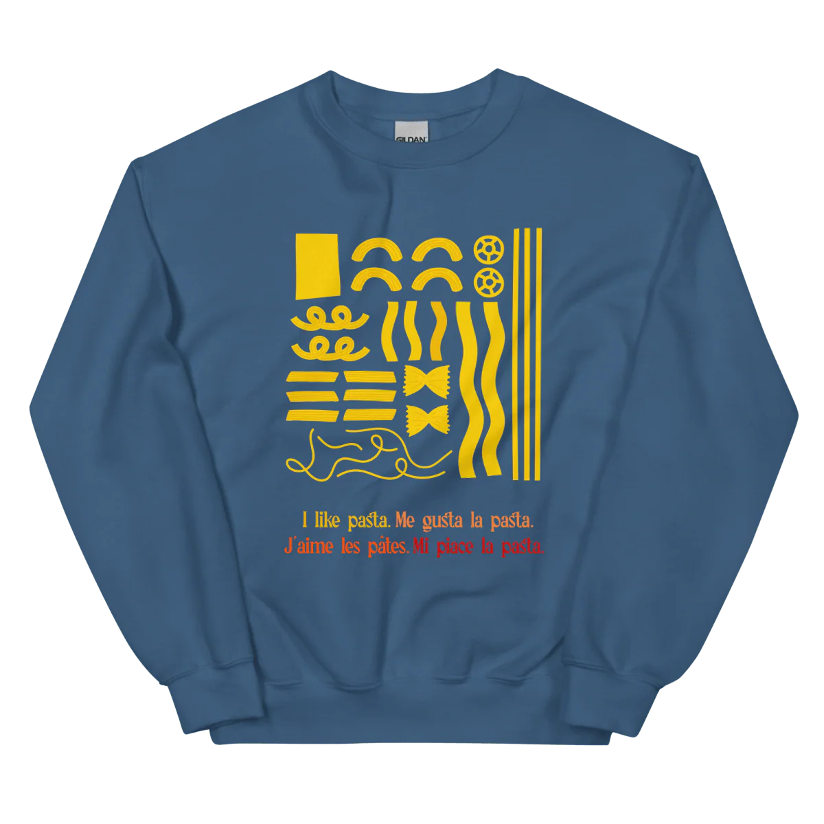 I like pasta. π Sweatshirt - Image 4