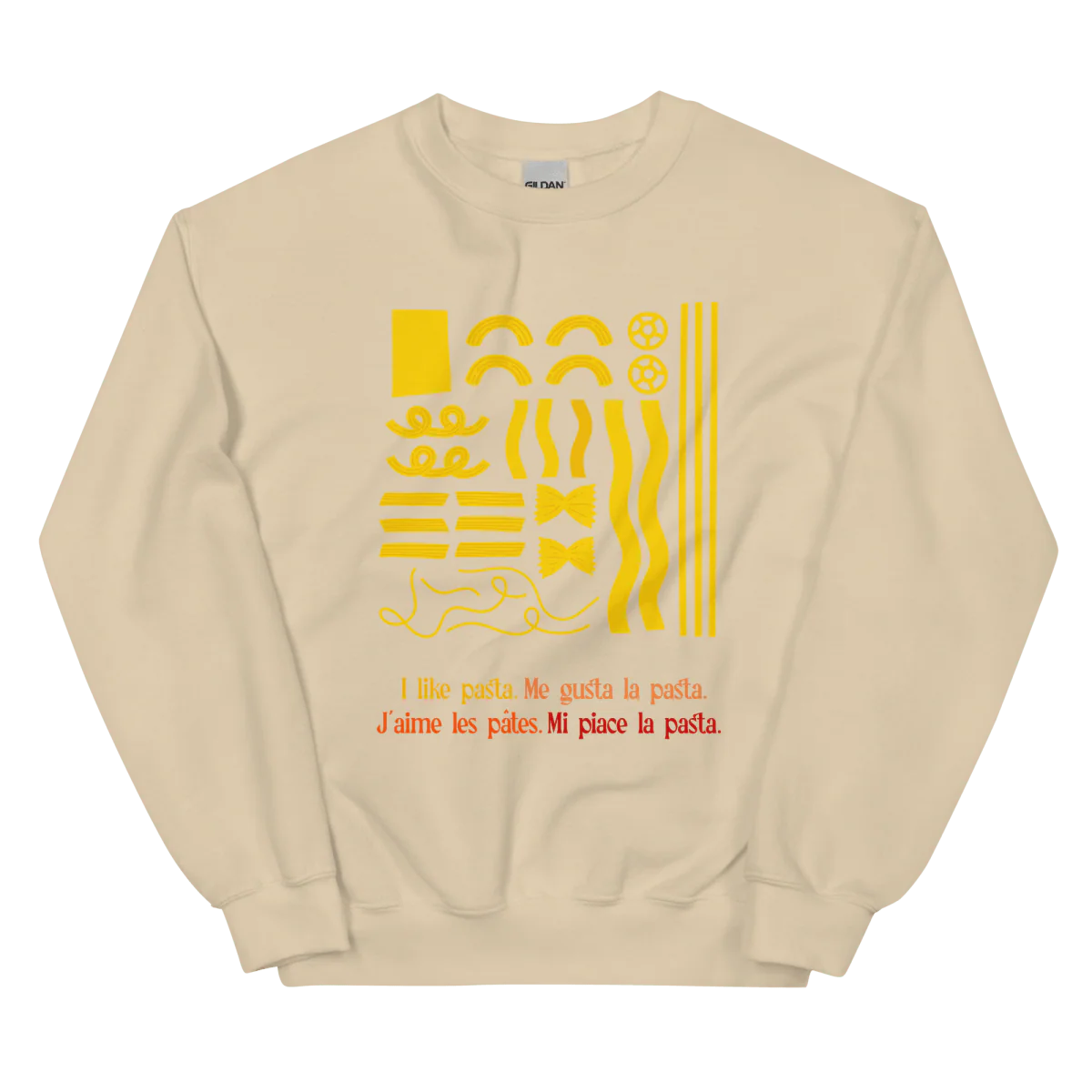 I like pasta. π Sweatshirt - Image 6