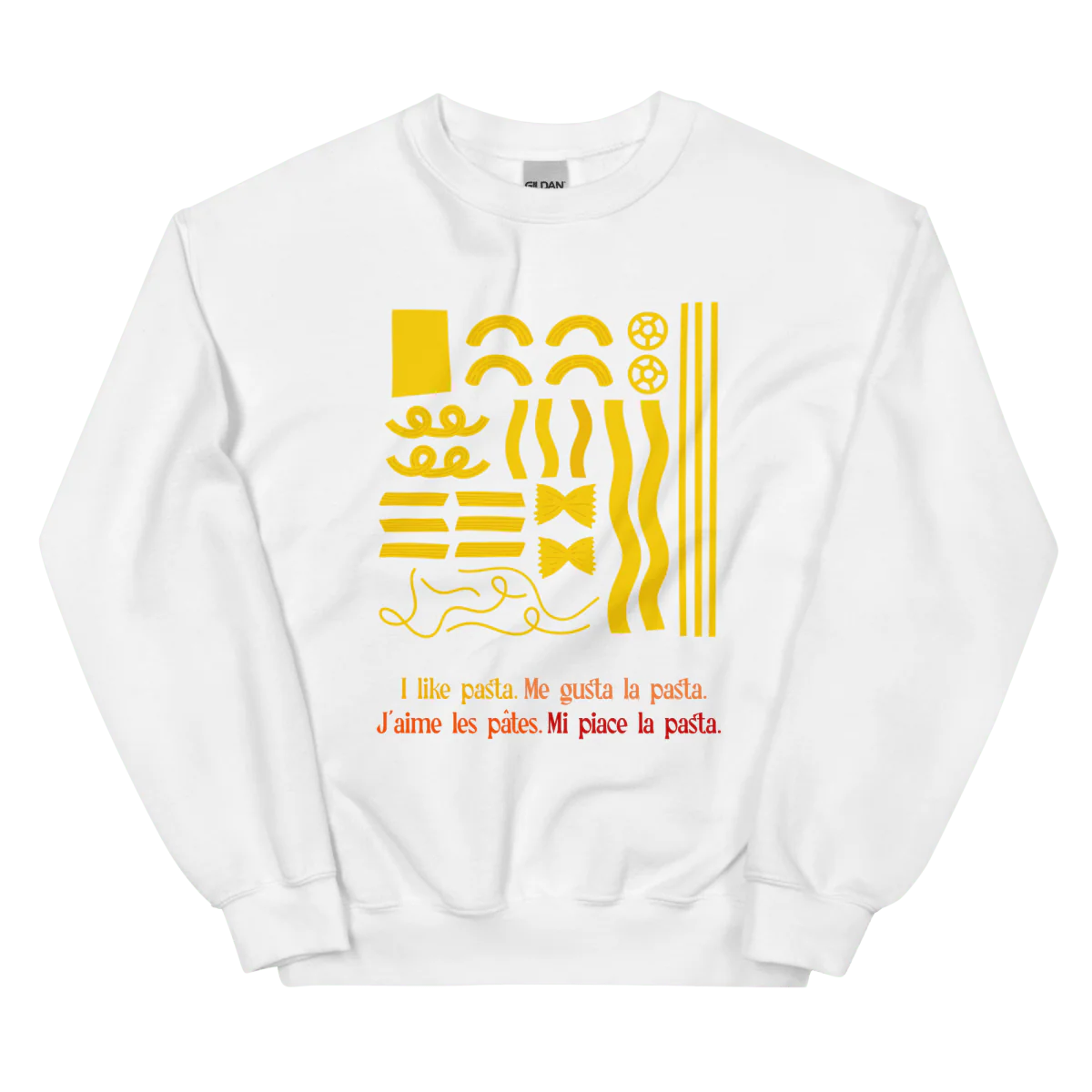 I like pasta. π Sweatshirt - Image 7
