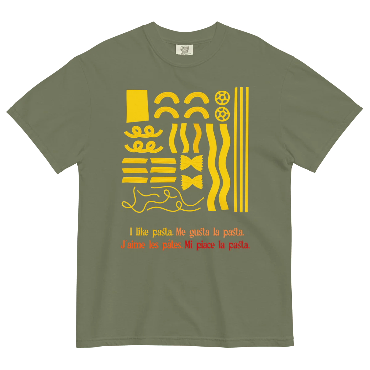 I like pasta. 🍝 T-Shirt - Image 3