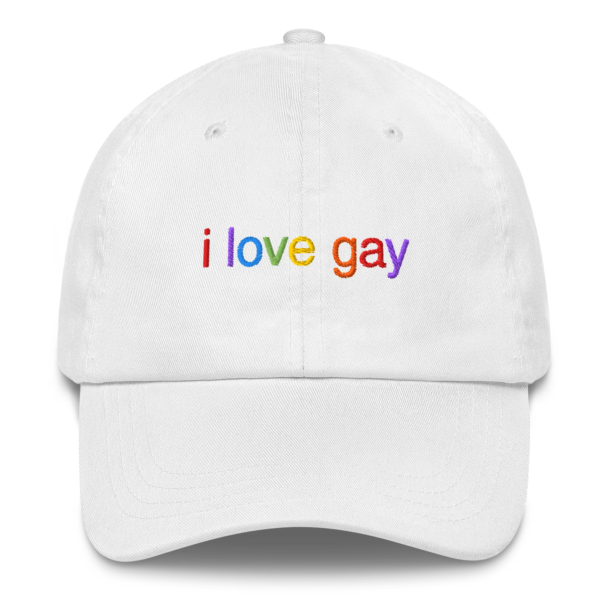 I Love Gay Embroidered Hat