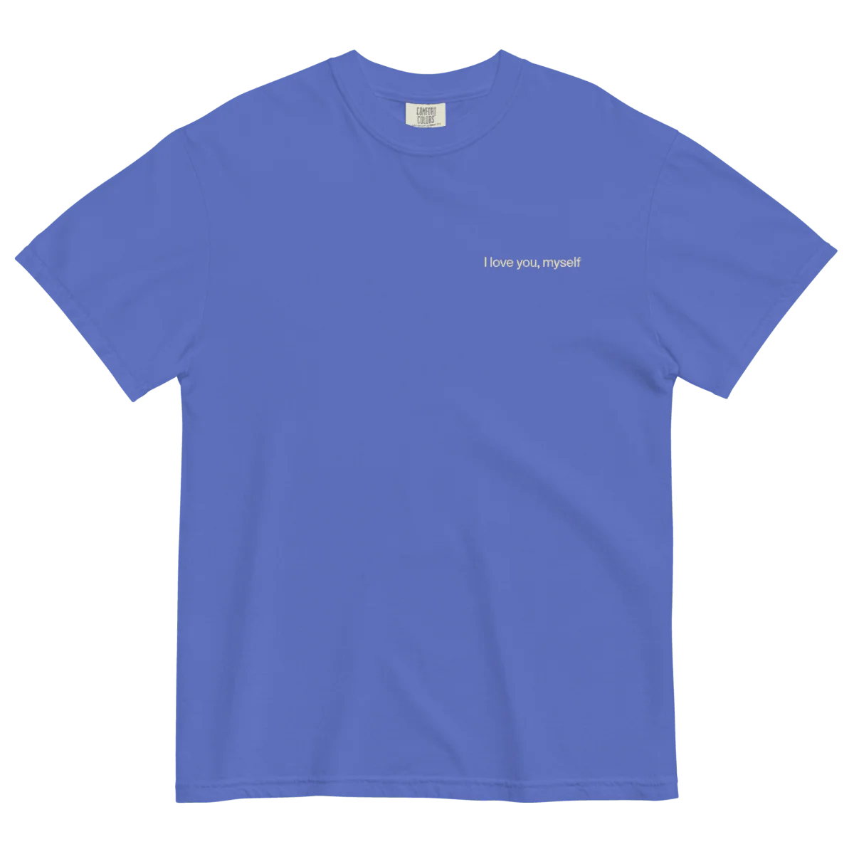 I love you, myself Embroidered T-Shirt - Image 6