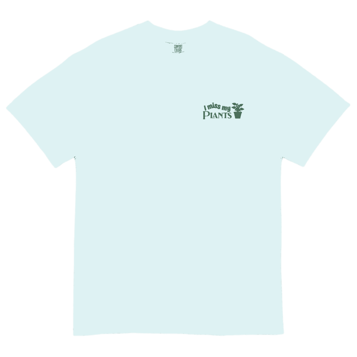 I Miss My Plants Embroidered T-Shirt - Image 5