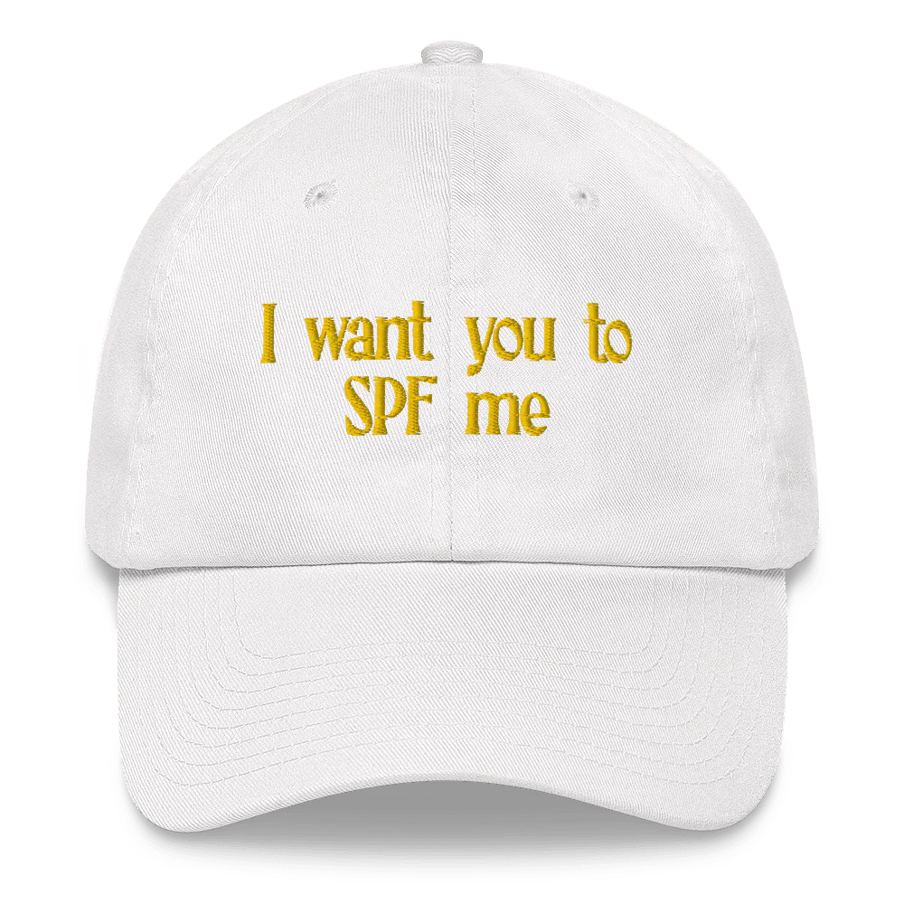 I want you to SPF me Embroidered Hat - Image 5