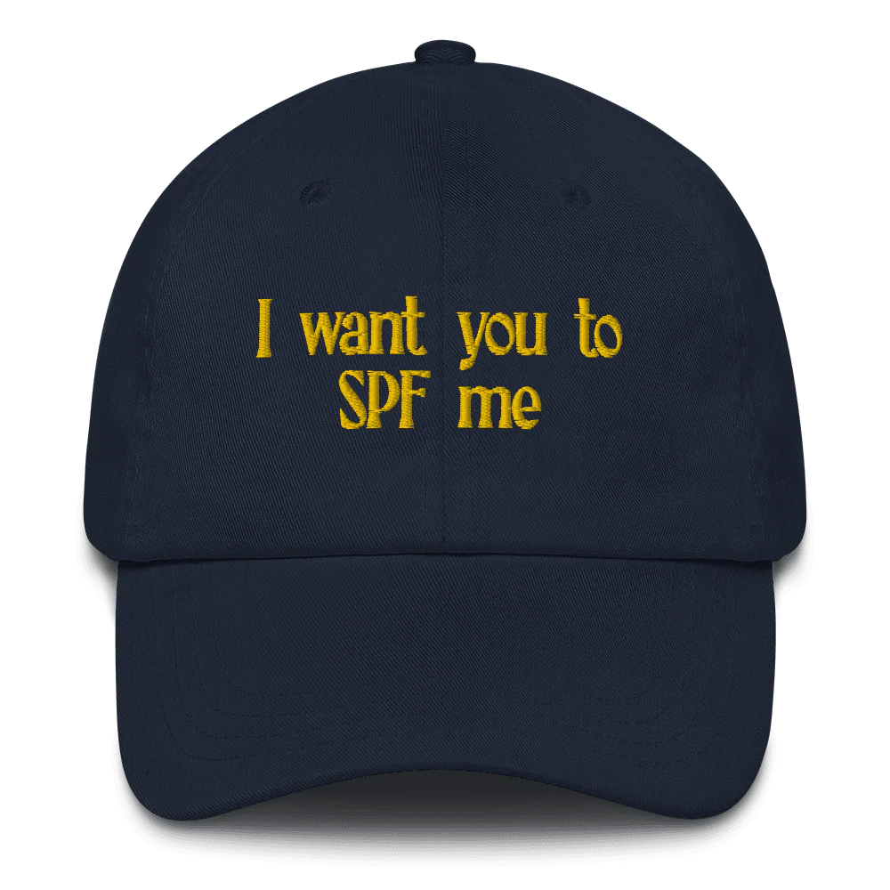 I want you to SPF me Embroidered Hat - Image 7