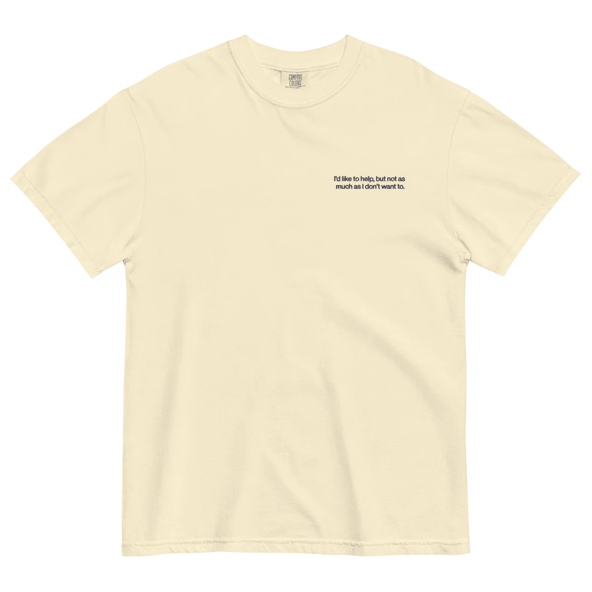I'd like to help, but not as much as I don't want to. Embroidered Shirt - Image 3