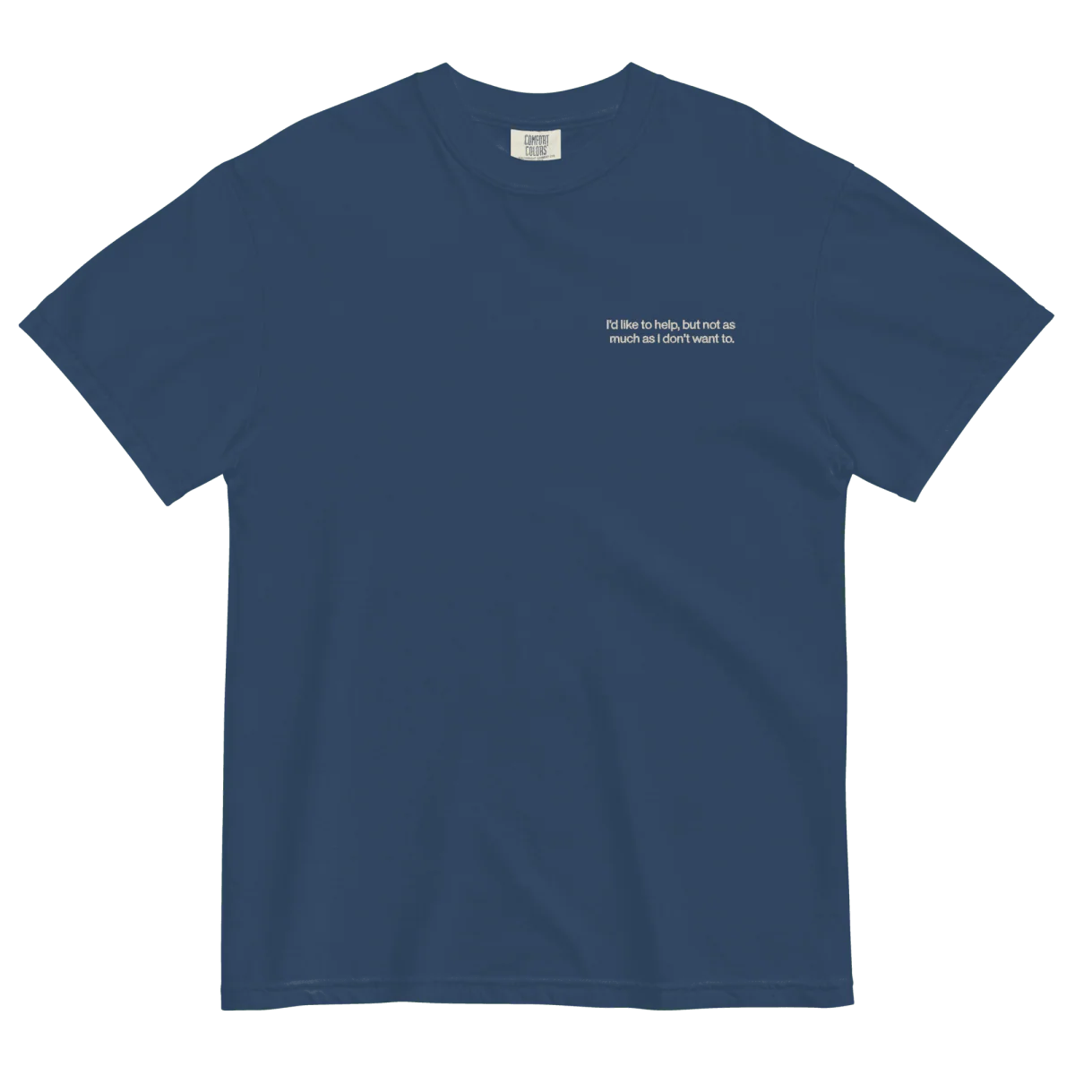 I'd like to help, but not as much as I don't want to. Embroidered Shirt - Image 6