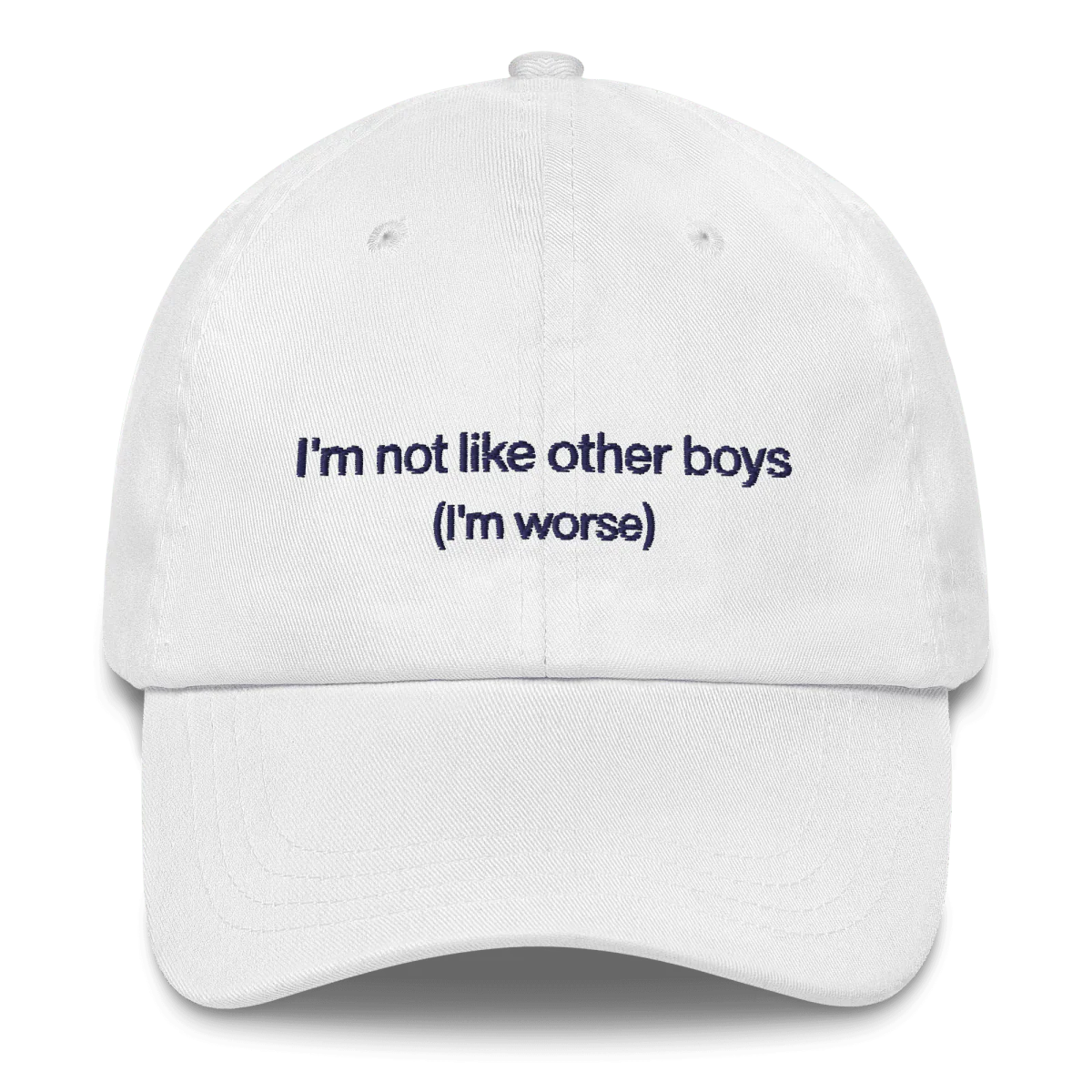 I'm not like the other boys Embroidered Hat - Image 5
