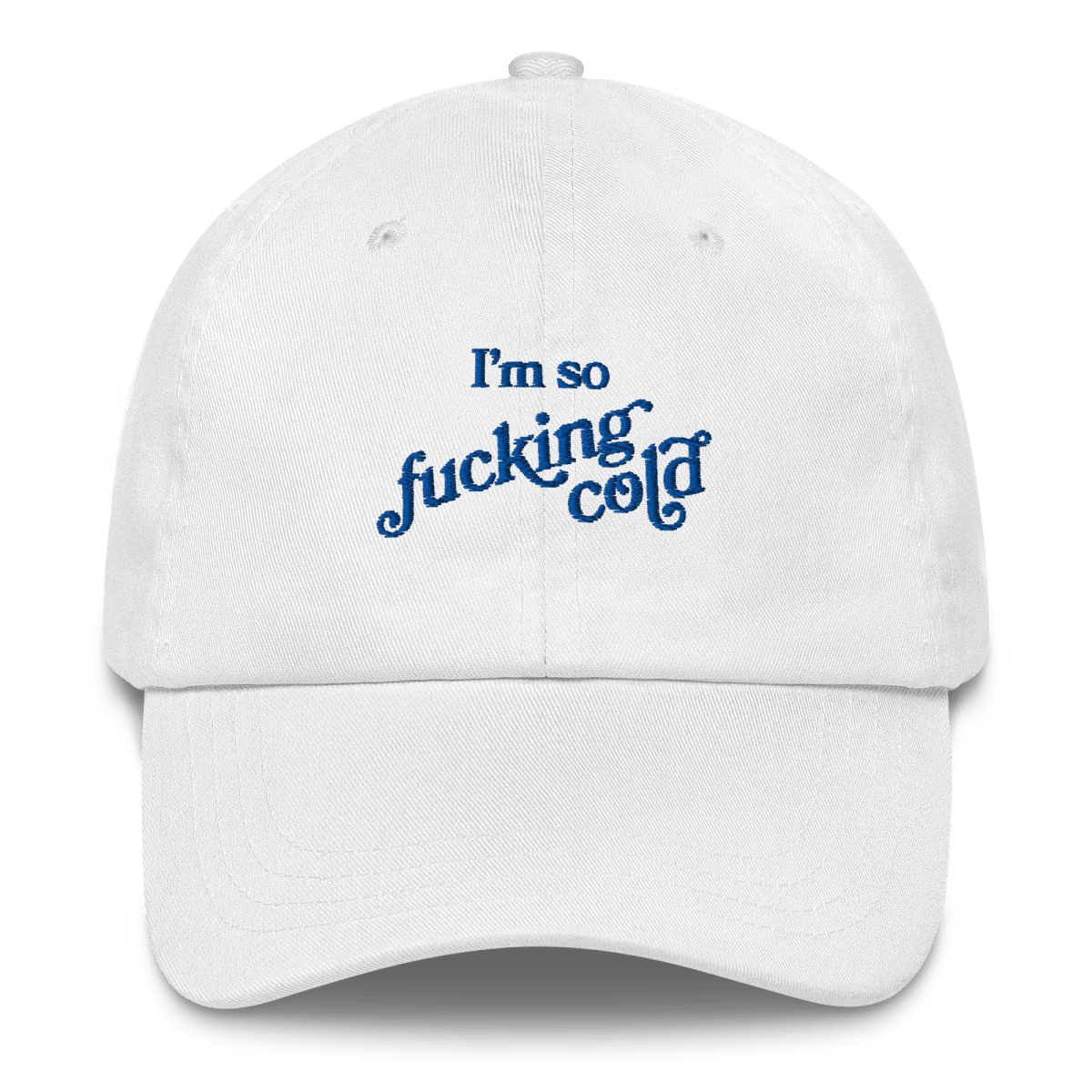 I'm so fucking cold Embroidered Hat