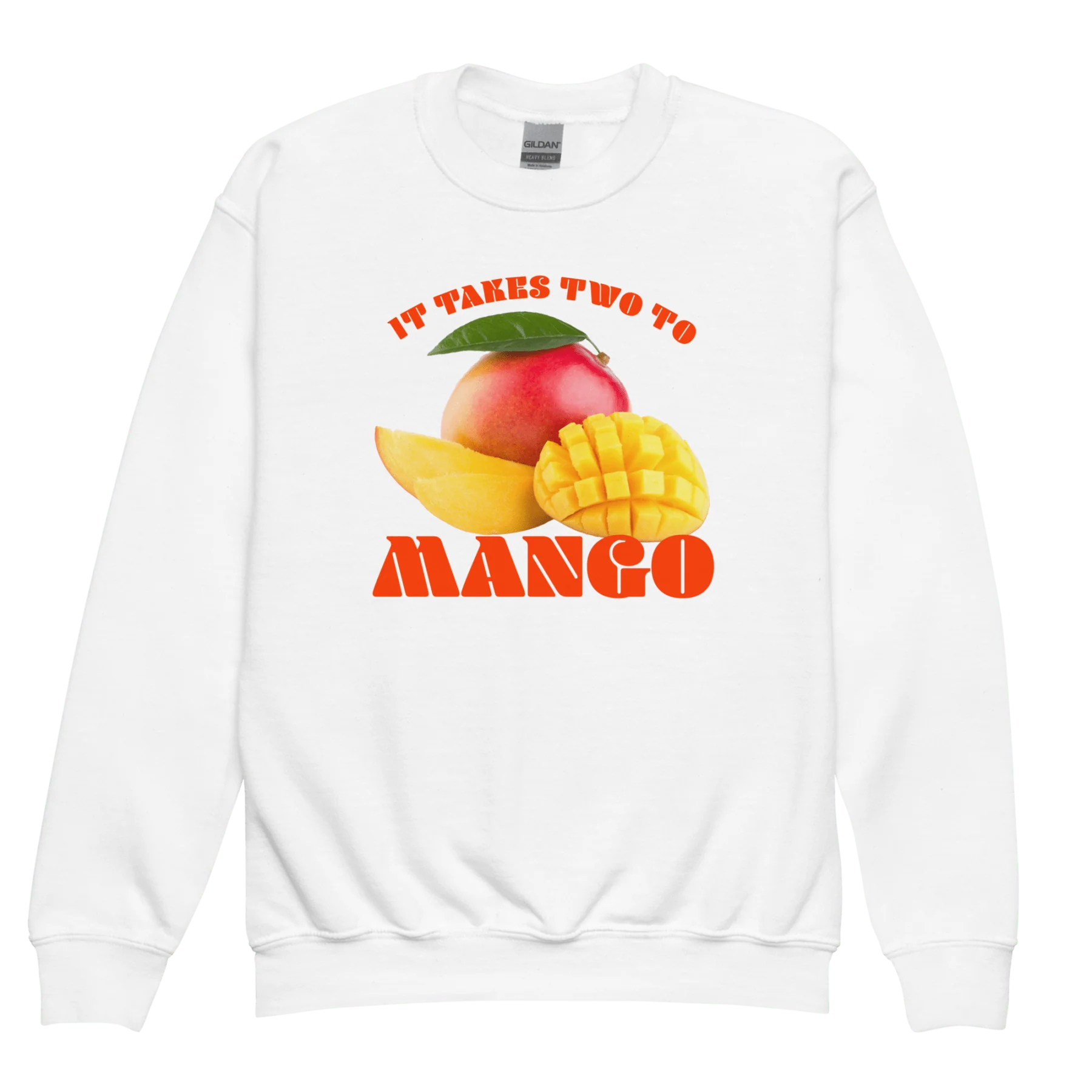 It Takes Two To Mango 🥭 Youth Kids Sweatshirt