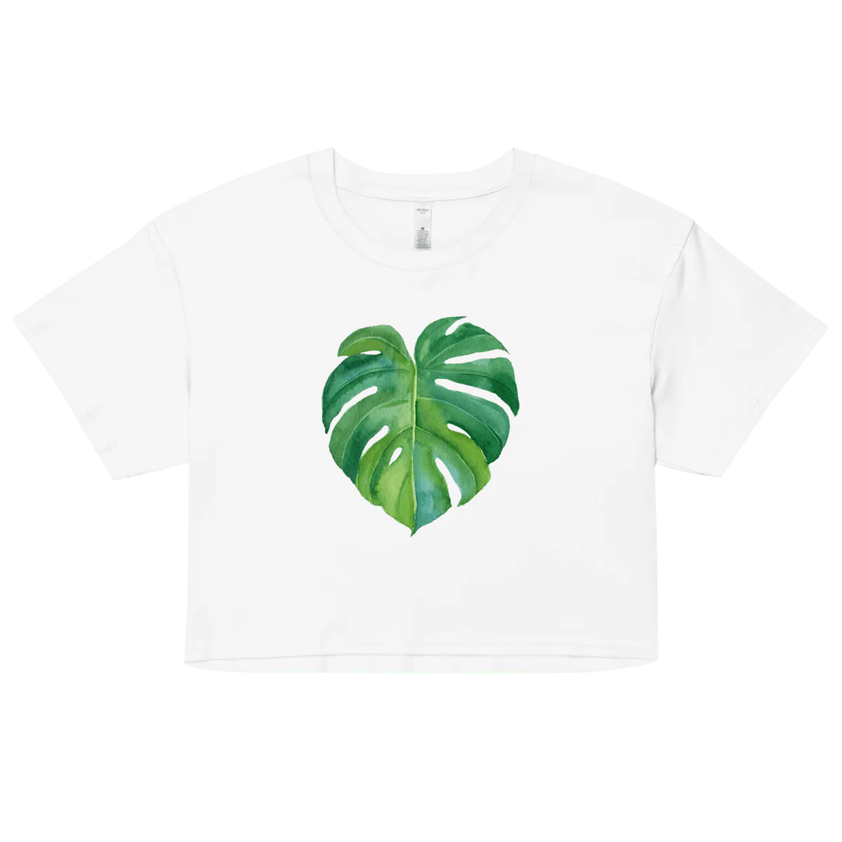 Leafy Monstera Crop Top