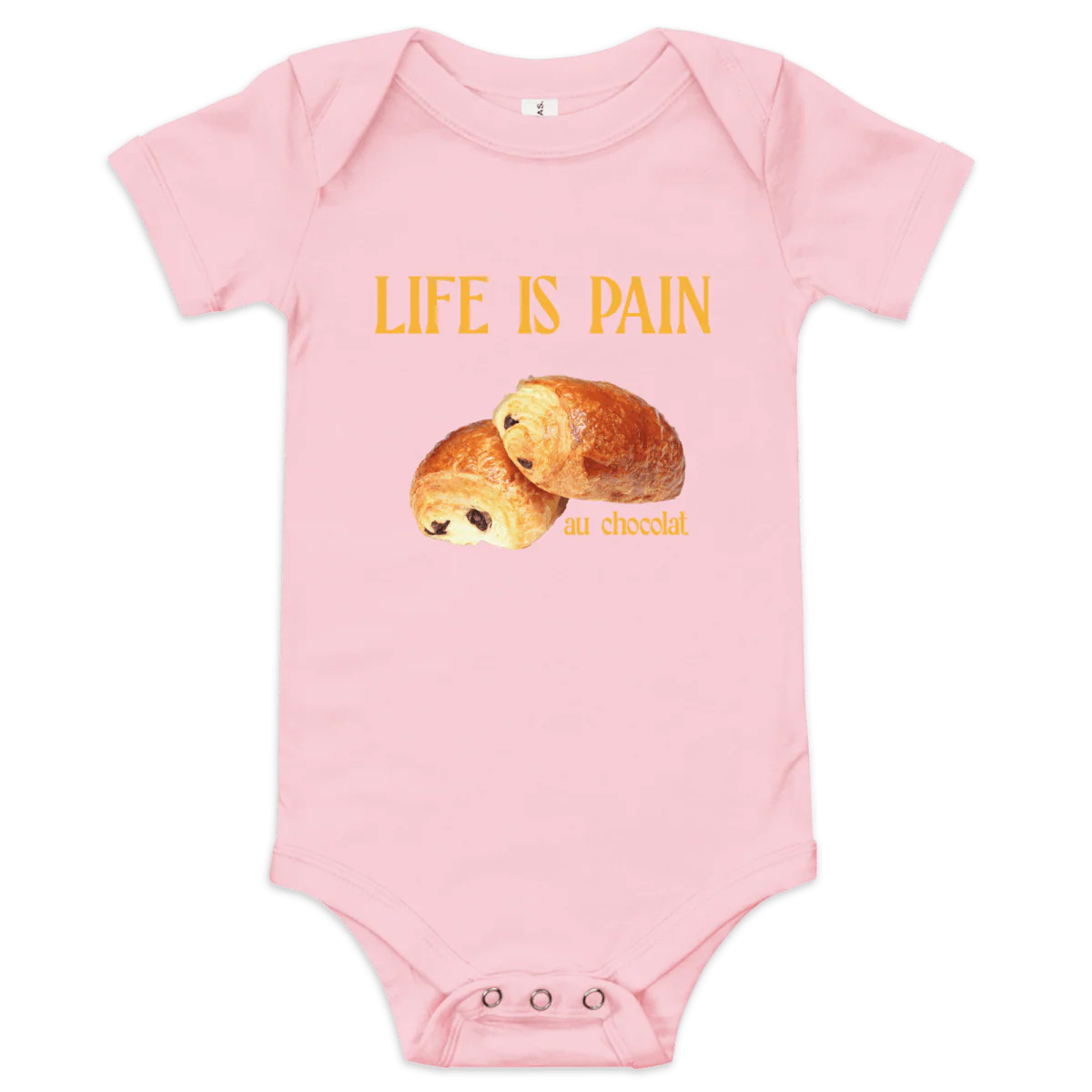 Life is Pain (au chocolat) Baby Onesie - Image 6