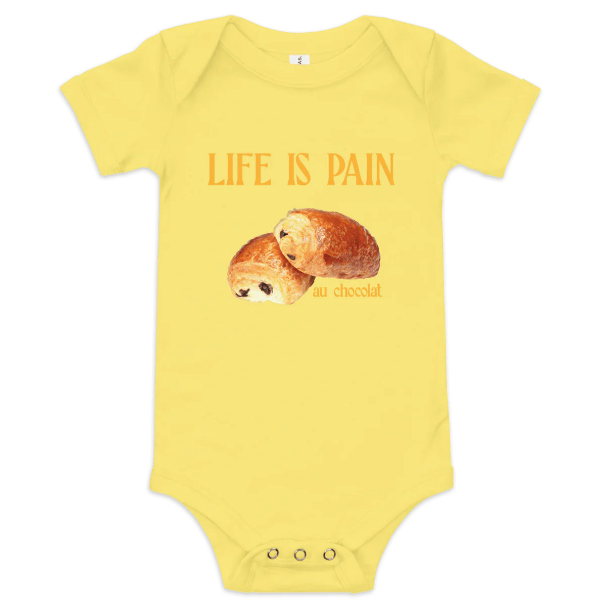 Life is Pain (au chocolat) Baby Onesie - Image 7