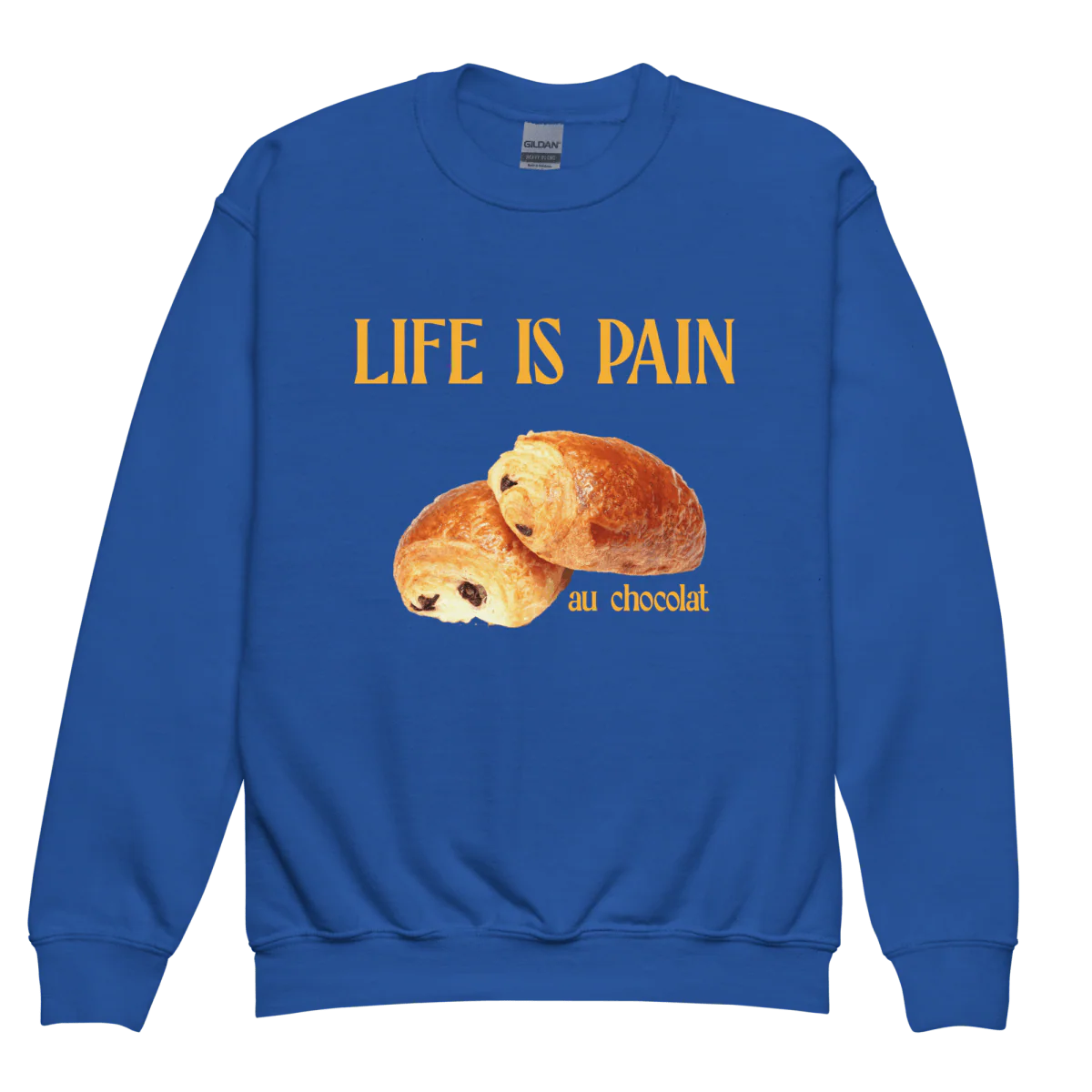 Life is Pain (au chocolat) Youth / Kids Sweatshirt - Image 3
