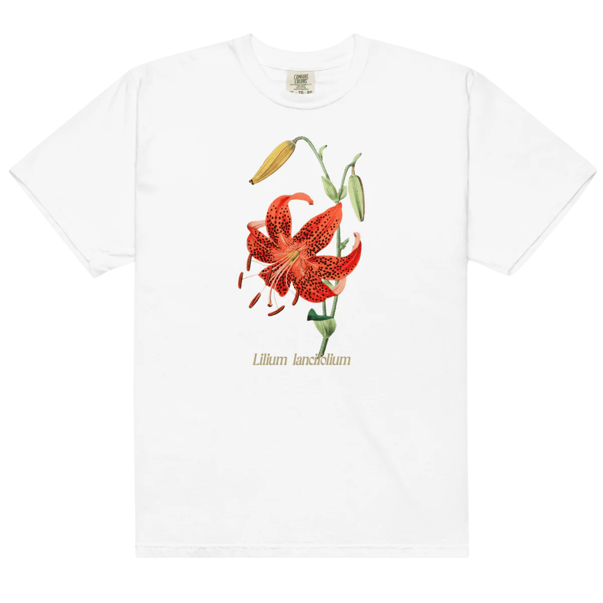 Lilium Lancifolium Tiger Lily Flower Shirt - Image 4