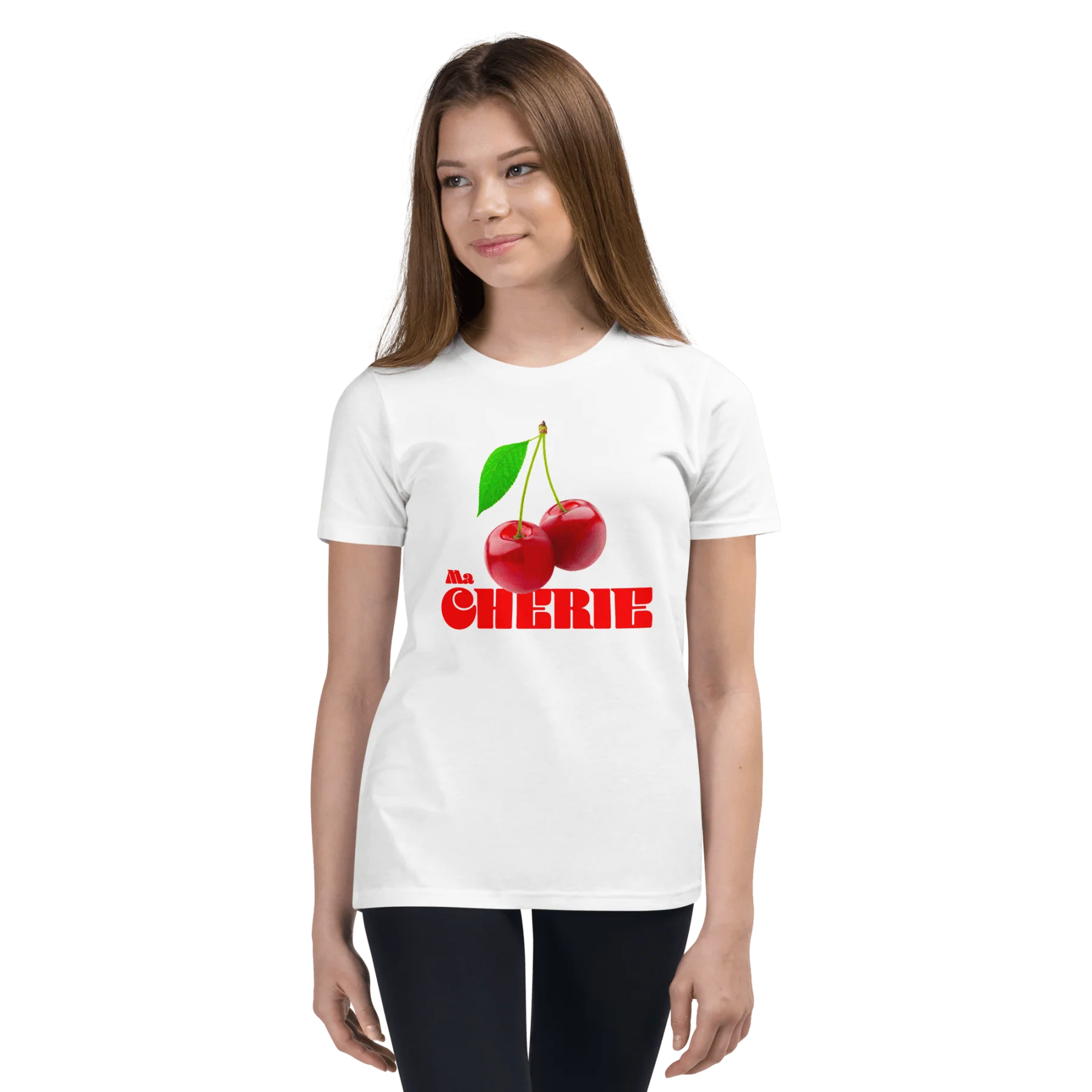 Ma Cherie 🍒 Youth Kids T-Shirt - Image 2