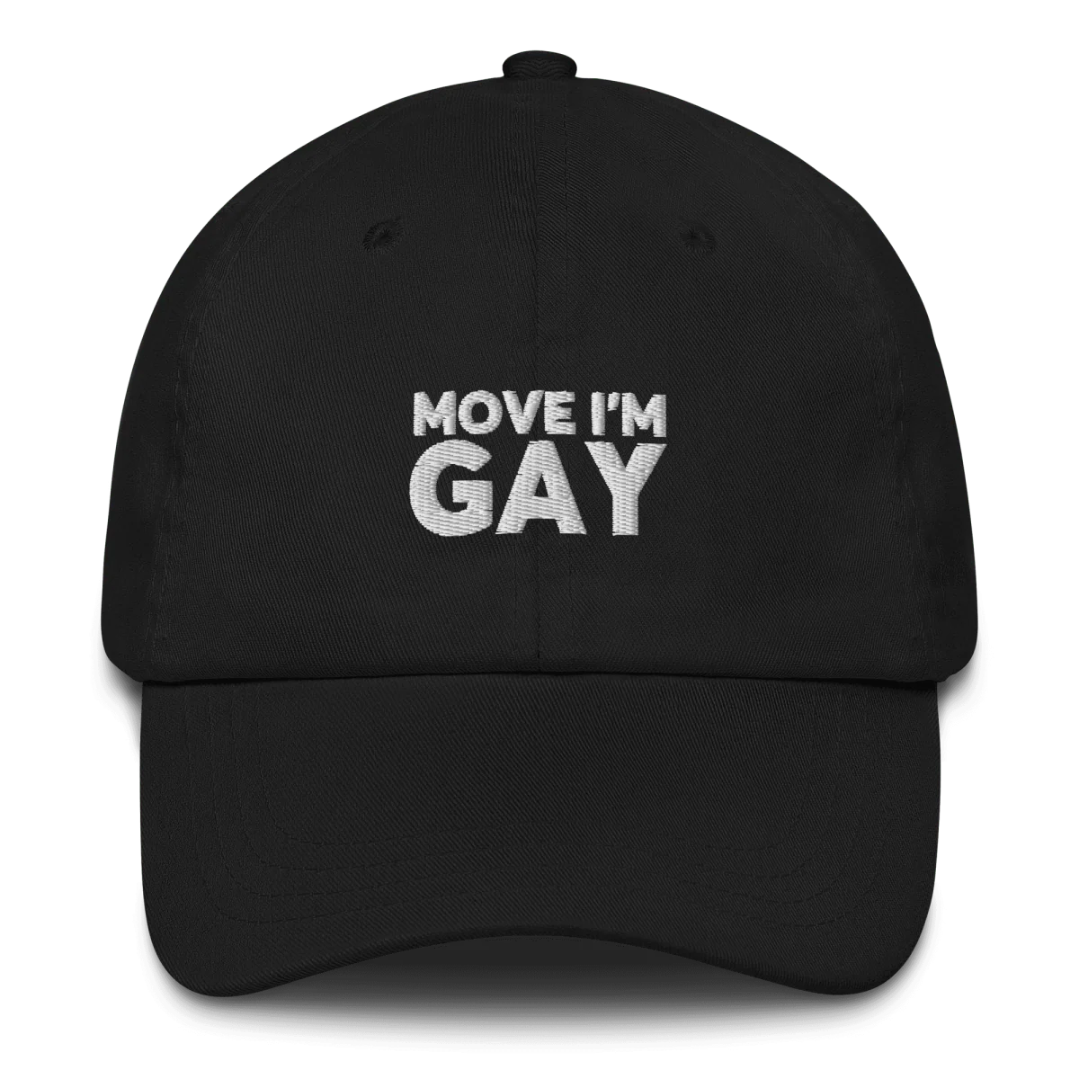 Move I'm GAY Embroidered Hat for Pride - Image 3