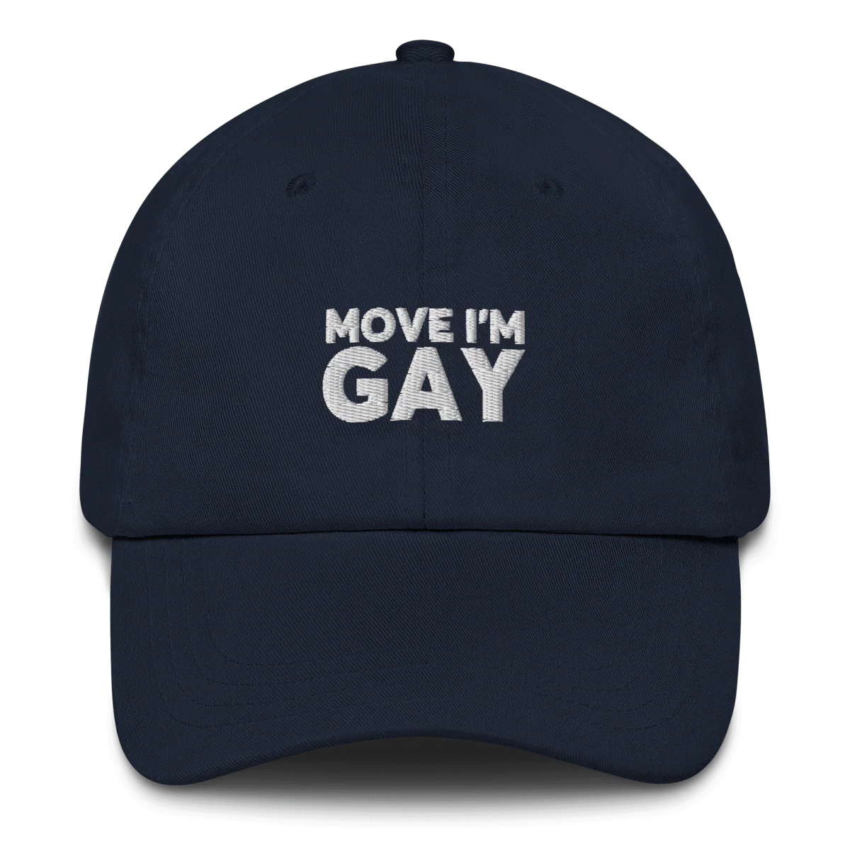 Move I'm GAY Embroidered Hat for Pride - Image 4