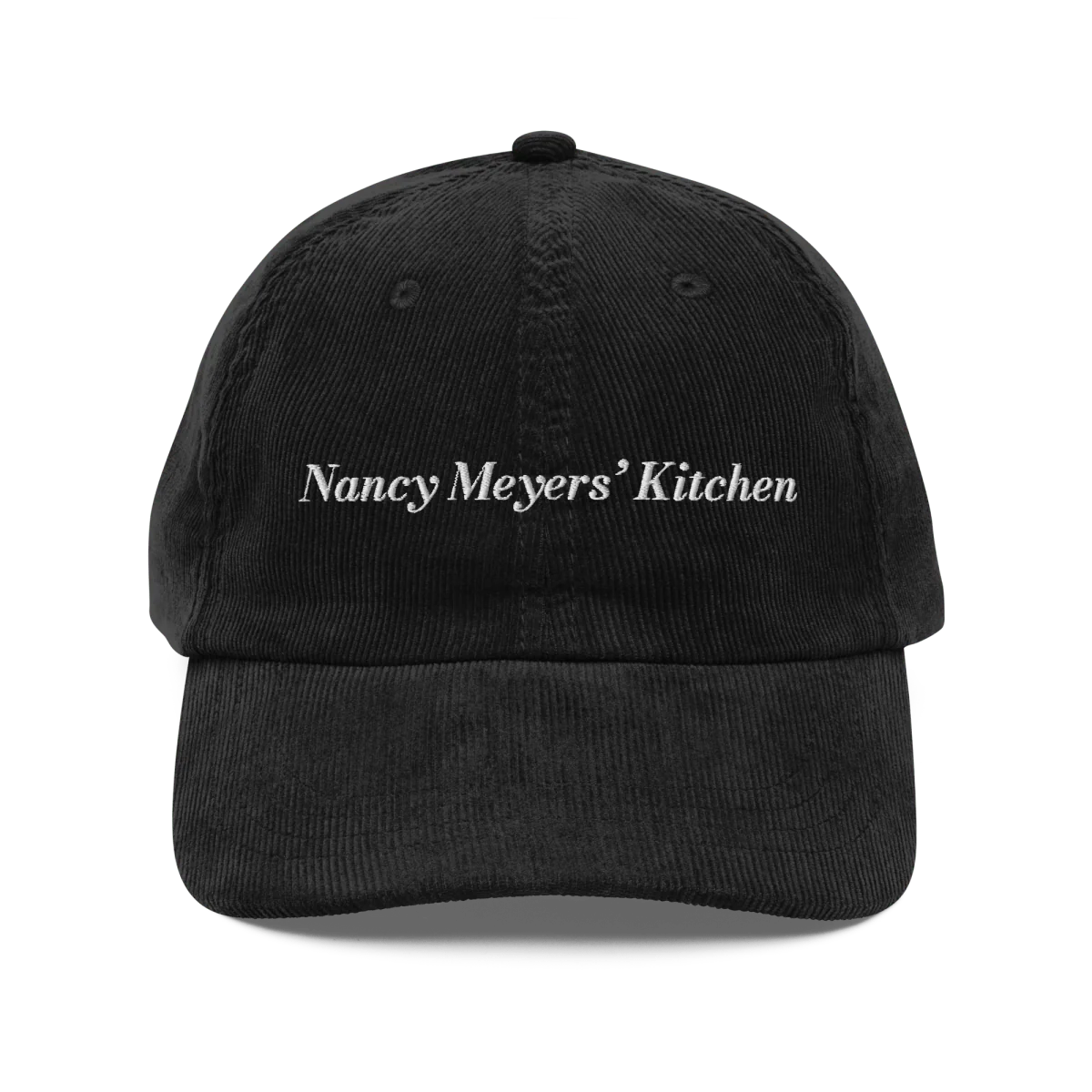 Nancy Meyer's Kitchen Embroidered Corduroy Hat