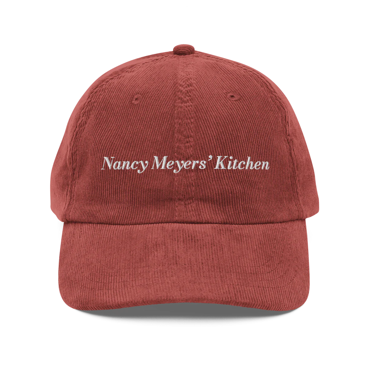 Nancy Meyer's Kitchen Embroidered Corduroy Hat - Image 4