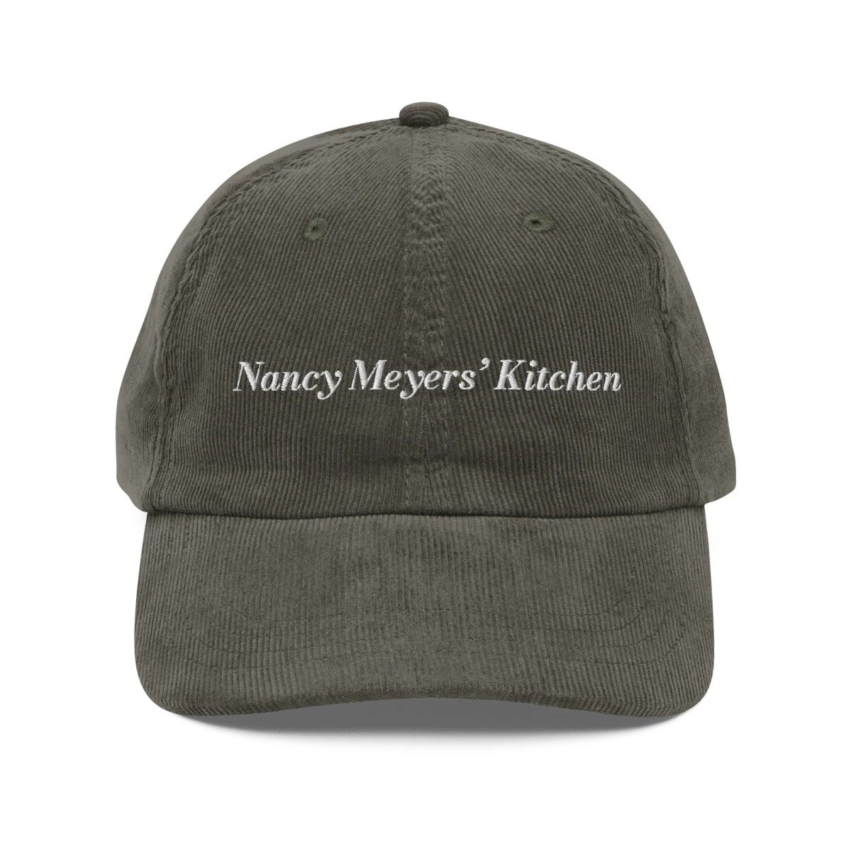 Nancy Meyer's Kitchen Embroidered Corduroy Hat - Image 5