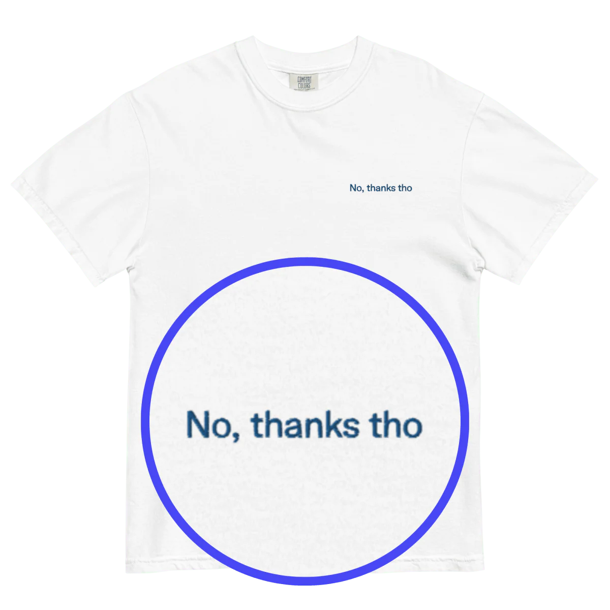 No, thanks tho Embroidered Shirt